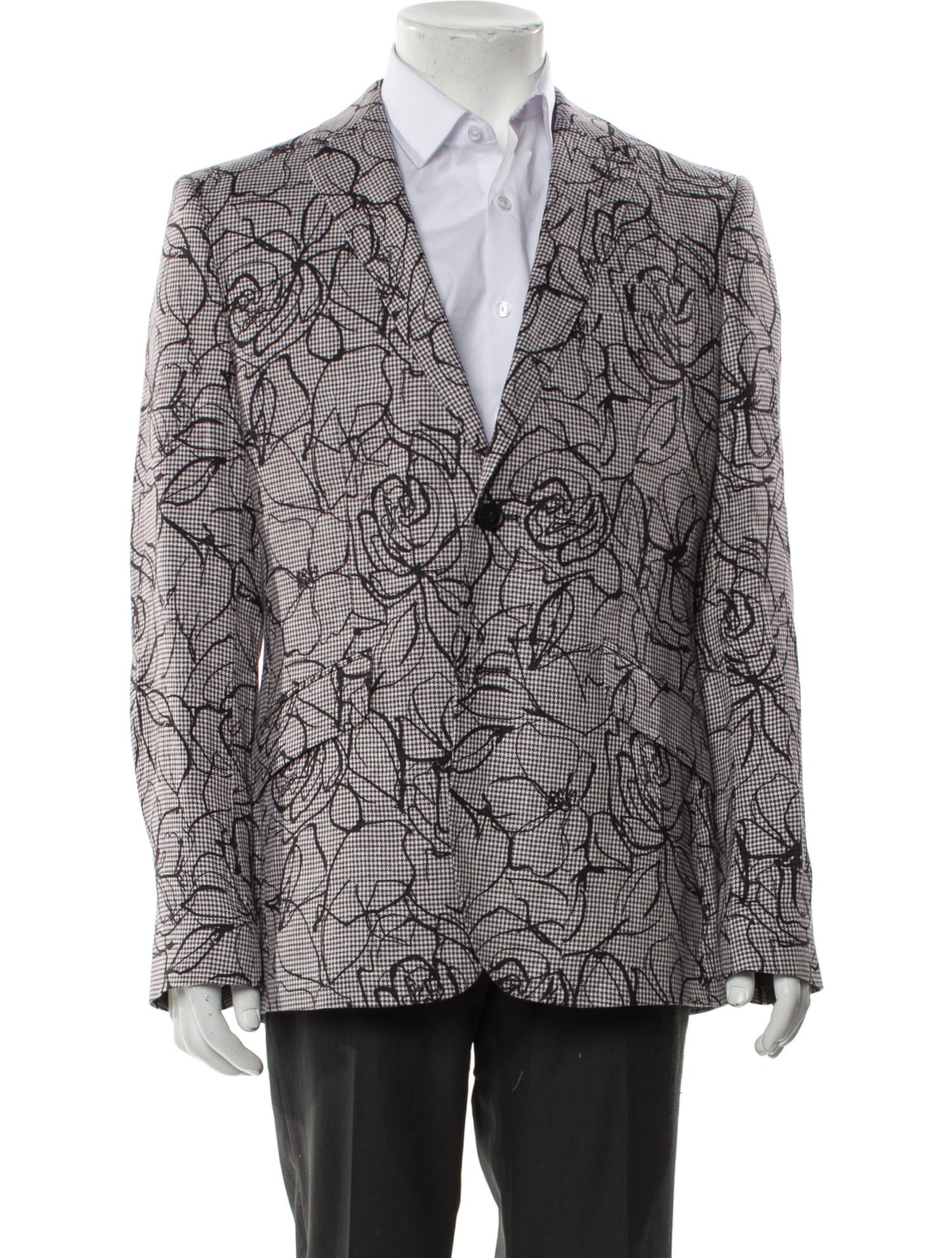 Ted Baker Linen Printed Blazer w/ Tags