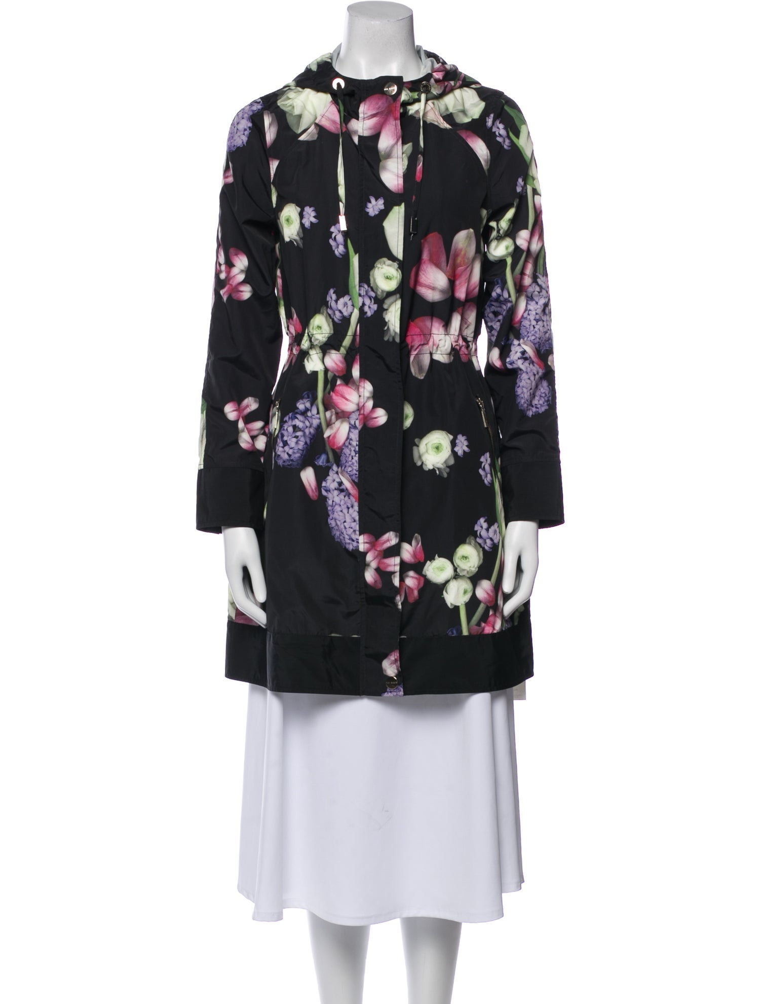 Ted Baker Floral Print Trench Coat