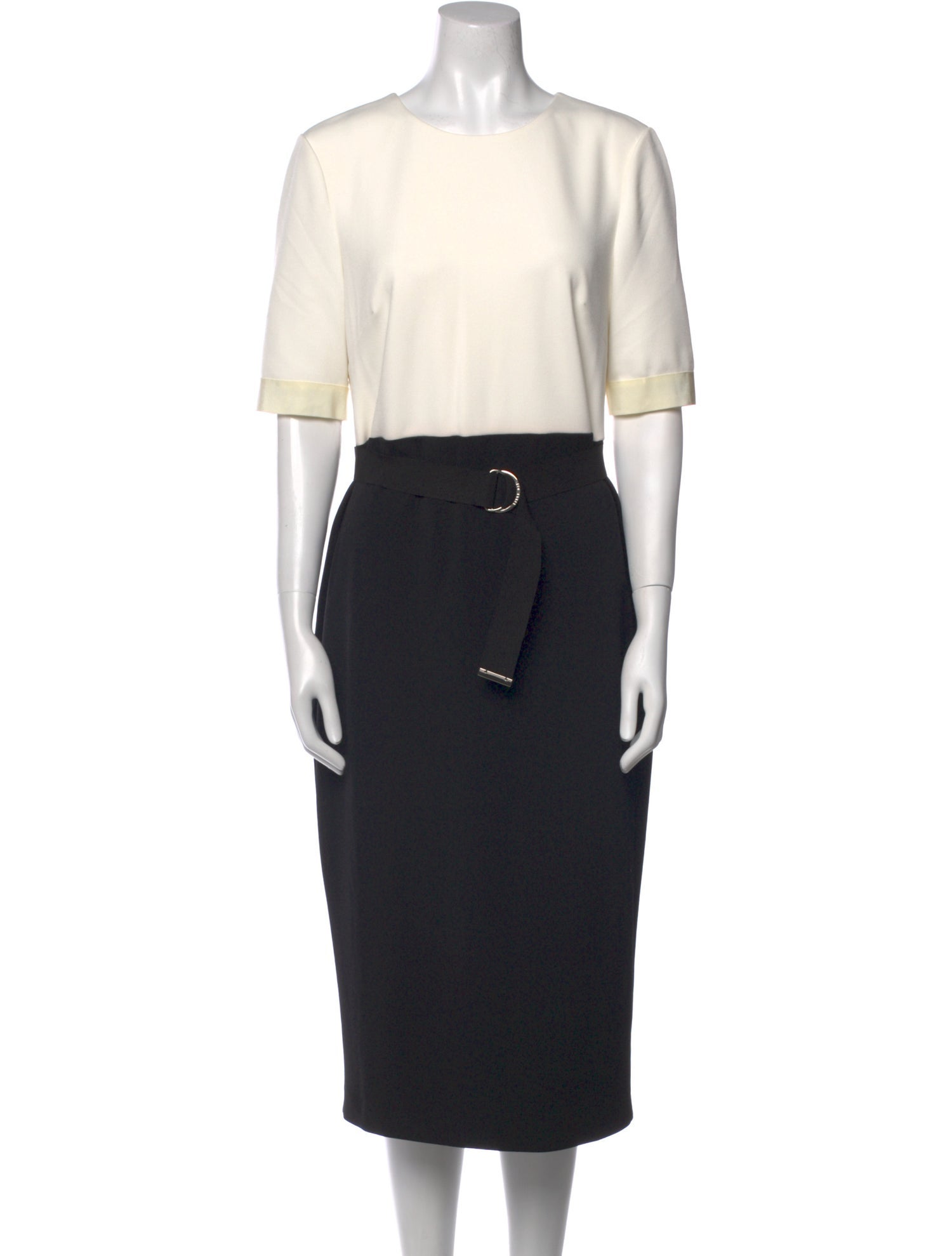 Ted Baker Colorblock Pattern Midi Length Dress w/ Tags