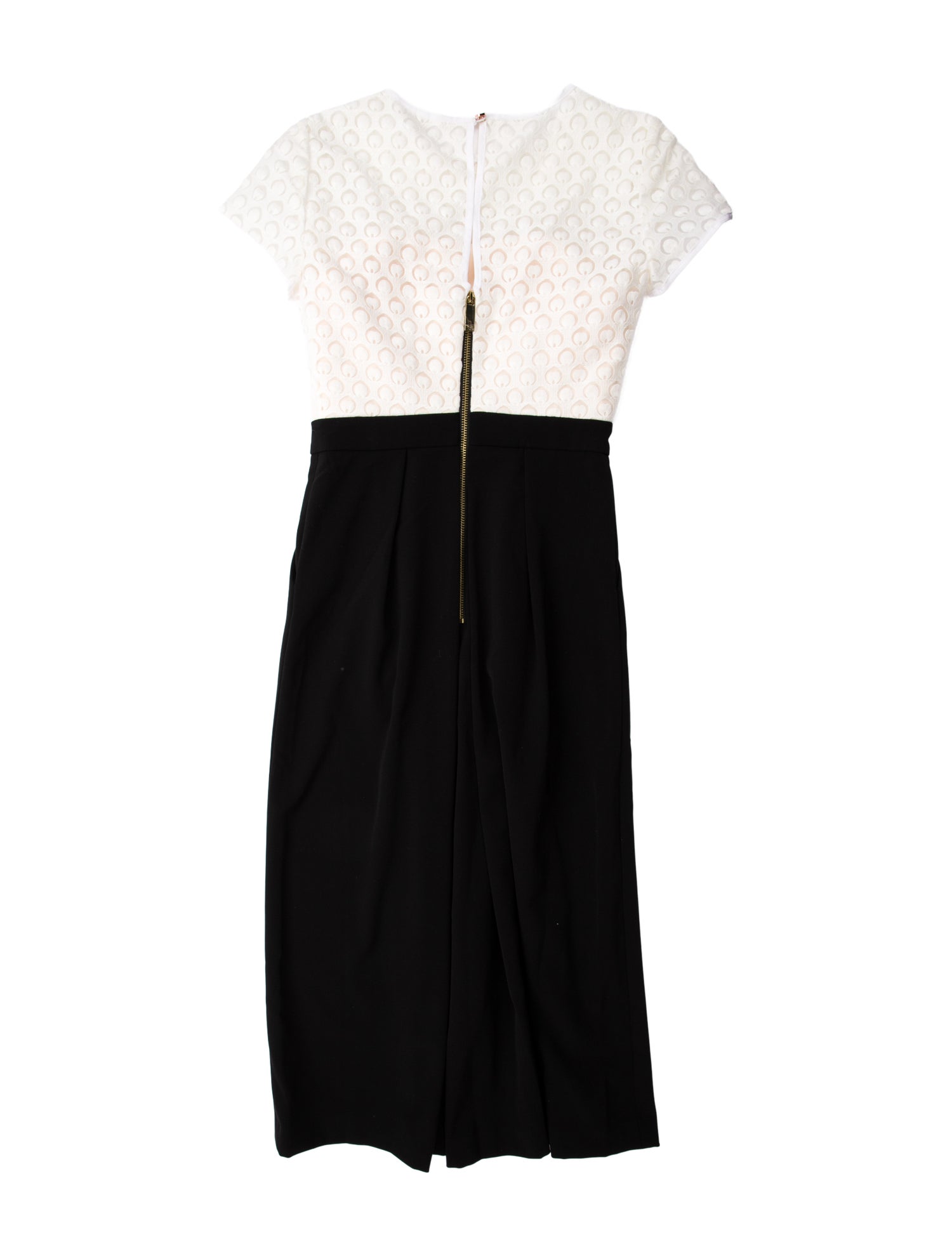 Ted Baker Polka Dot Print Crew Neck Jumpsuit