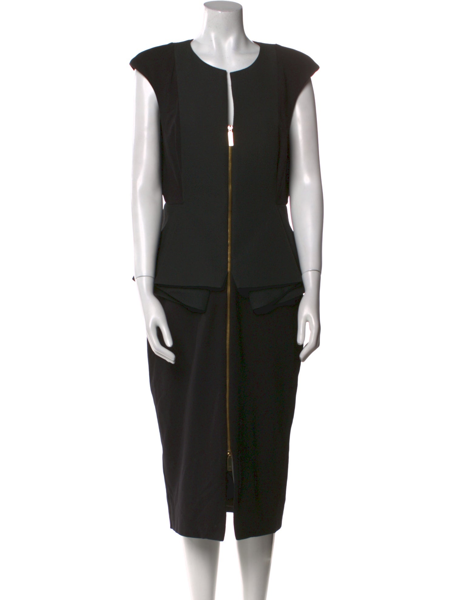 Ted Baker Crew Neck Midi Length Dress