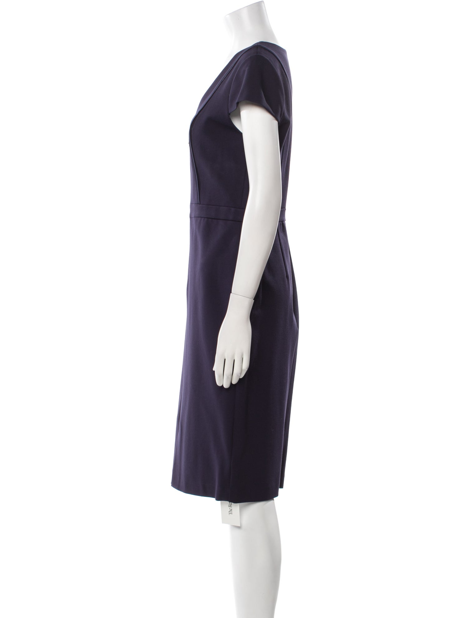 Ted Baker V-Neck Midi Length Dress