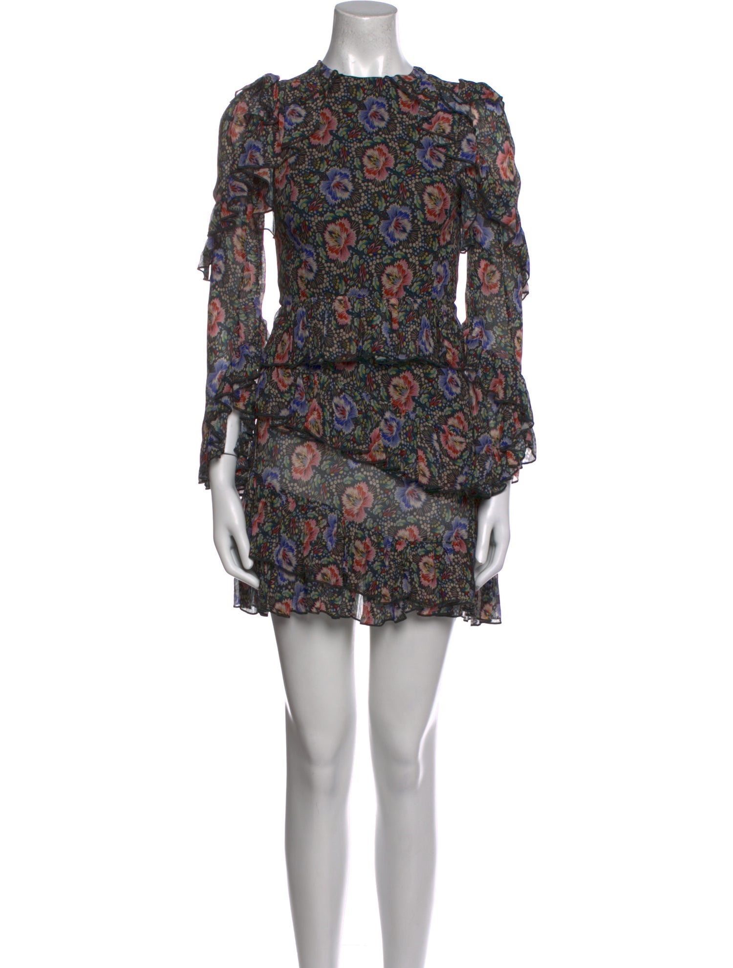 Ted Baker Floral Print Mini Dress