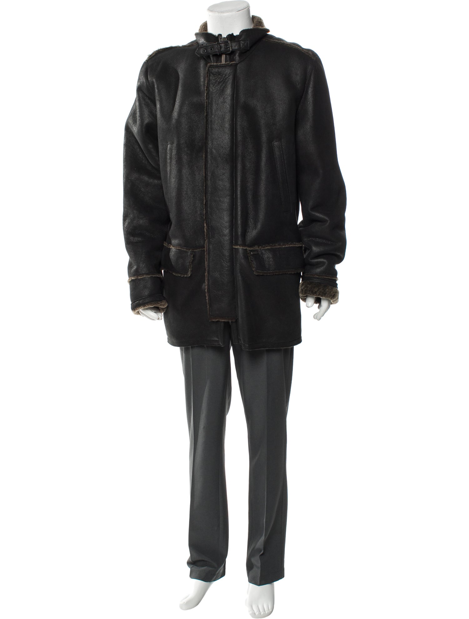 Ted Baker Vintage Leather Parka