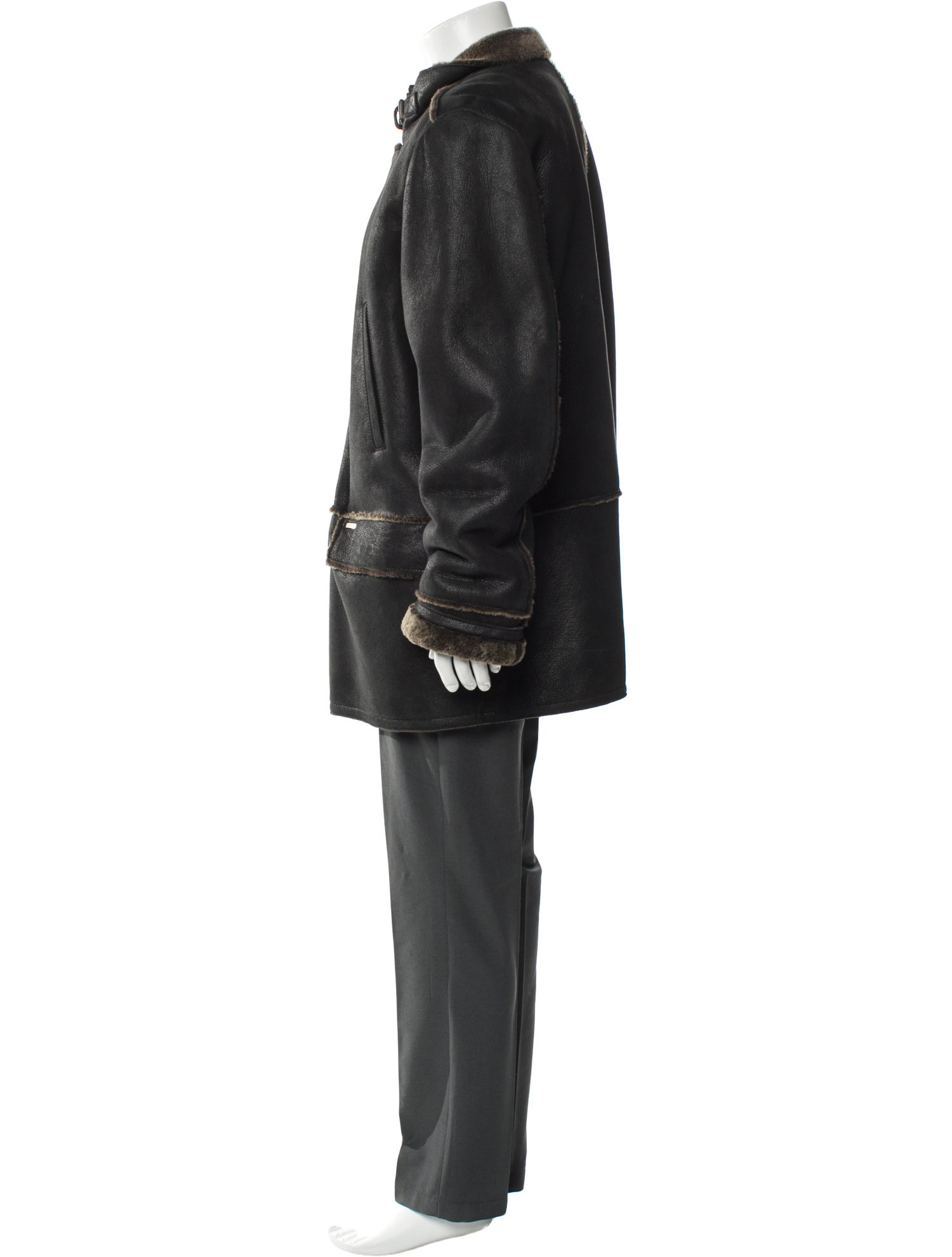 Ted Baker Vintage Leather Parka