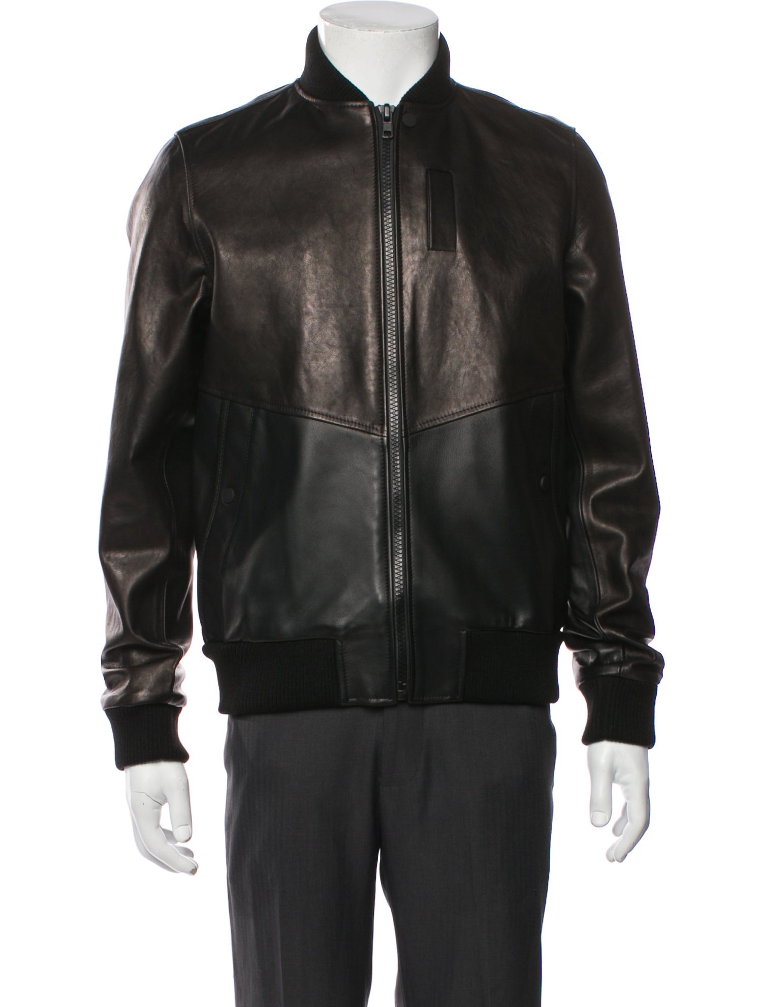 Ted Baker Leather Bomber Jacket
