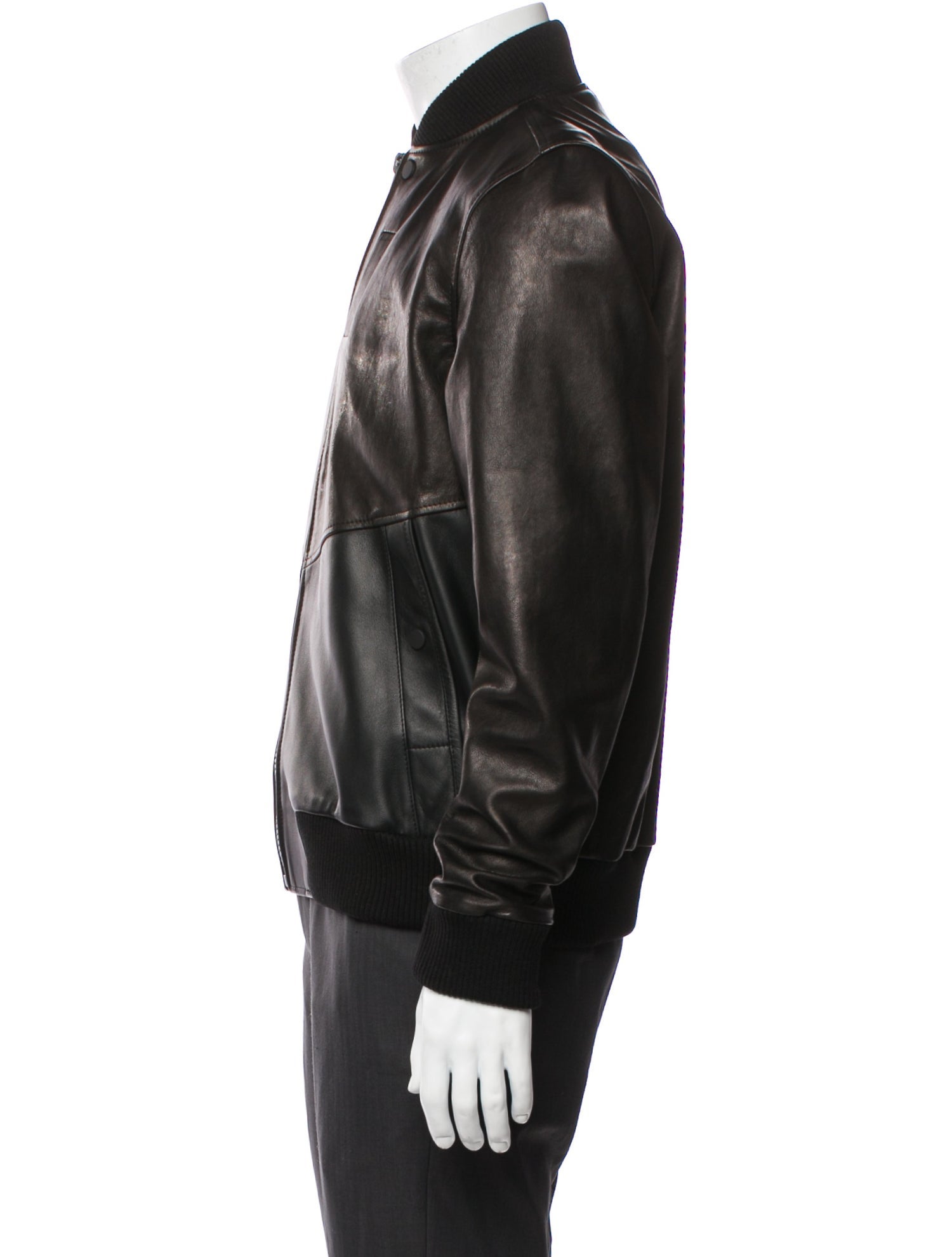 Ted Baker Leather Bomber Jacket