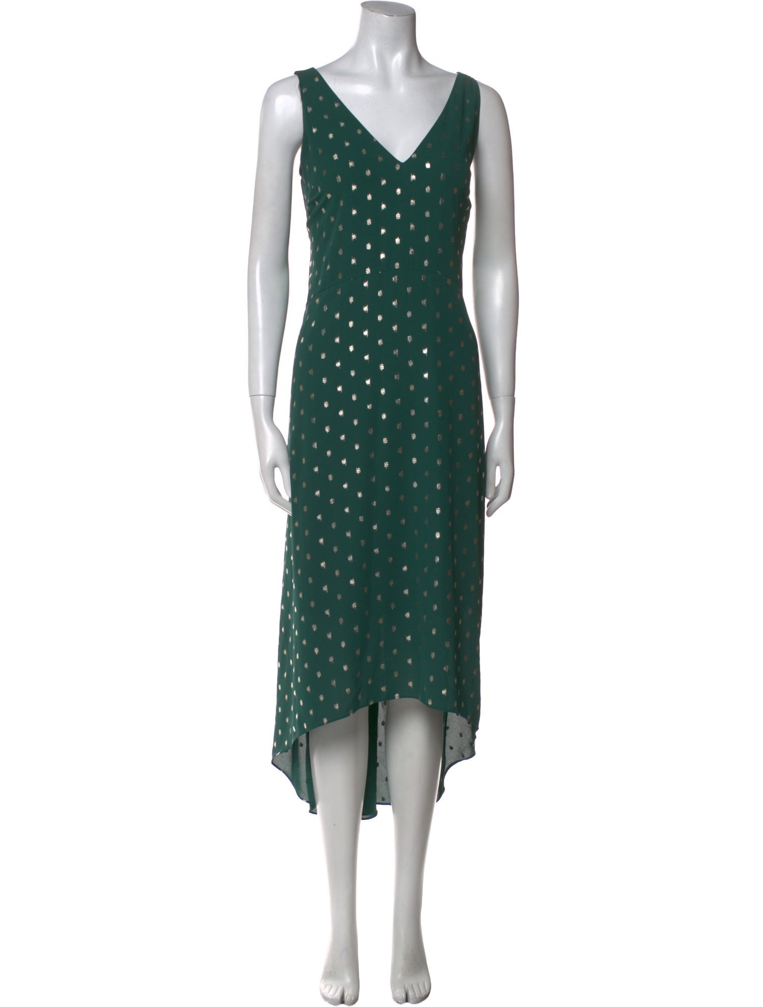 Ted Baker Polka Dot Print Long Dress