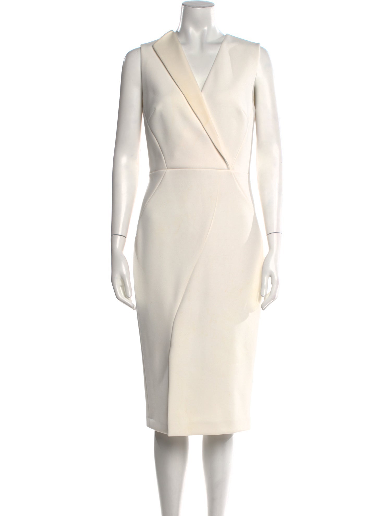 Ted Baker V-Neck Midi Length Dress