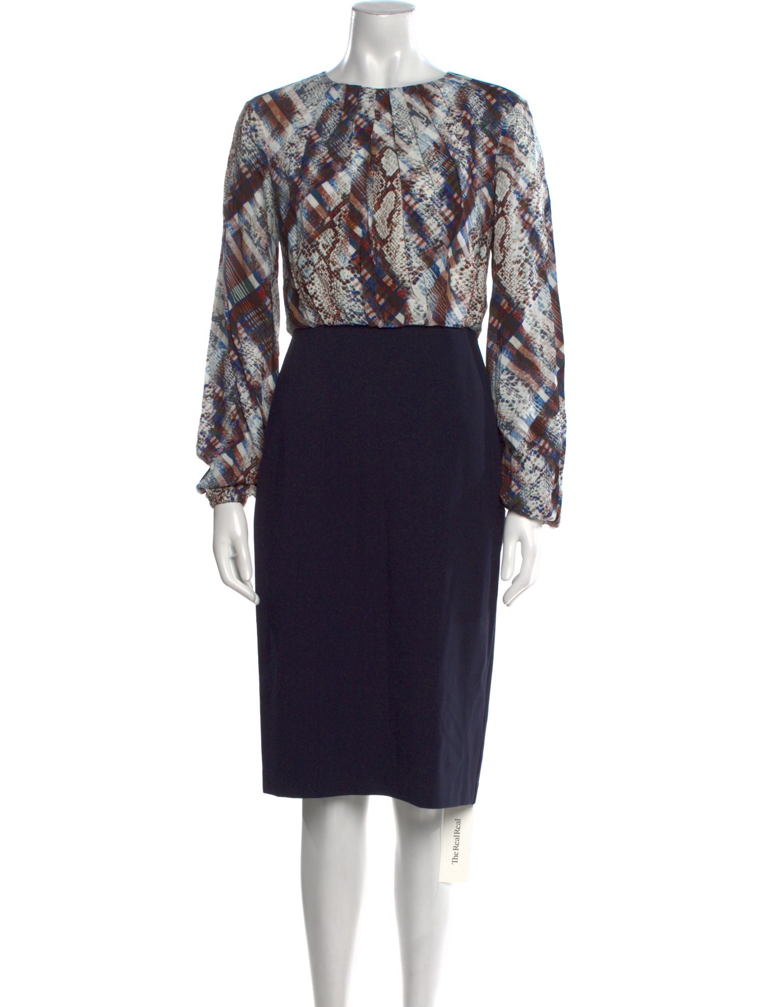 Ted Baker Printed Midi Length Dress