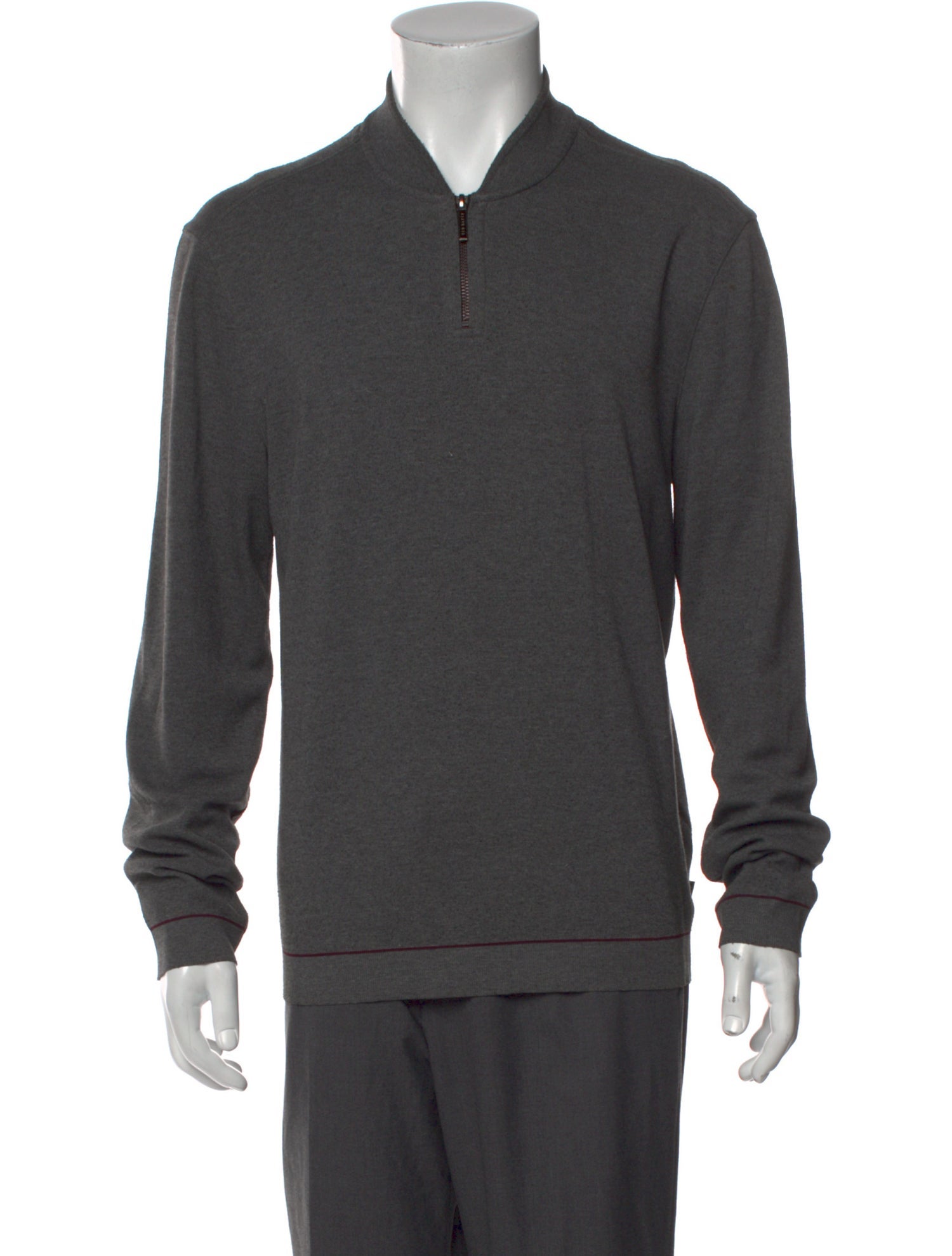 Ted Baker V-Neck Long Sleeve Polo Sweater