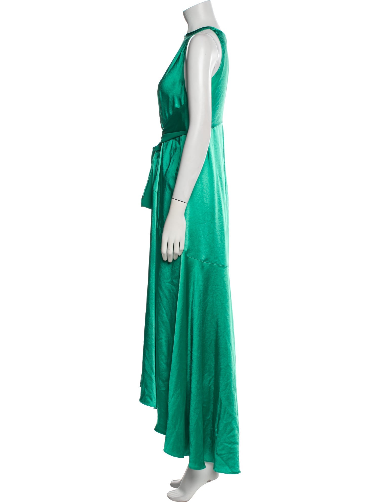 Ted Baker Halterneck Long Dress - Green Dresses, Clothing - W3B106954 | The  RealReal