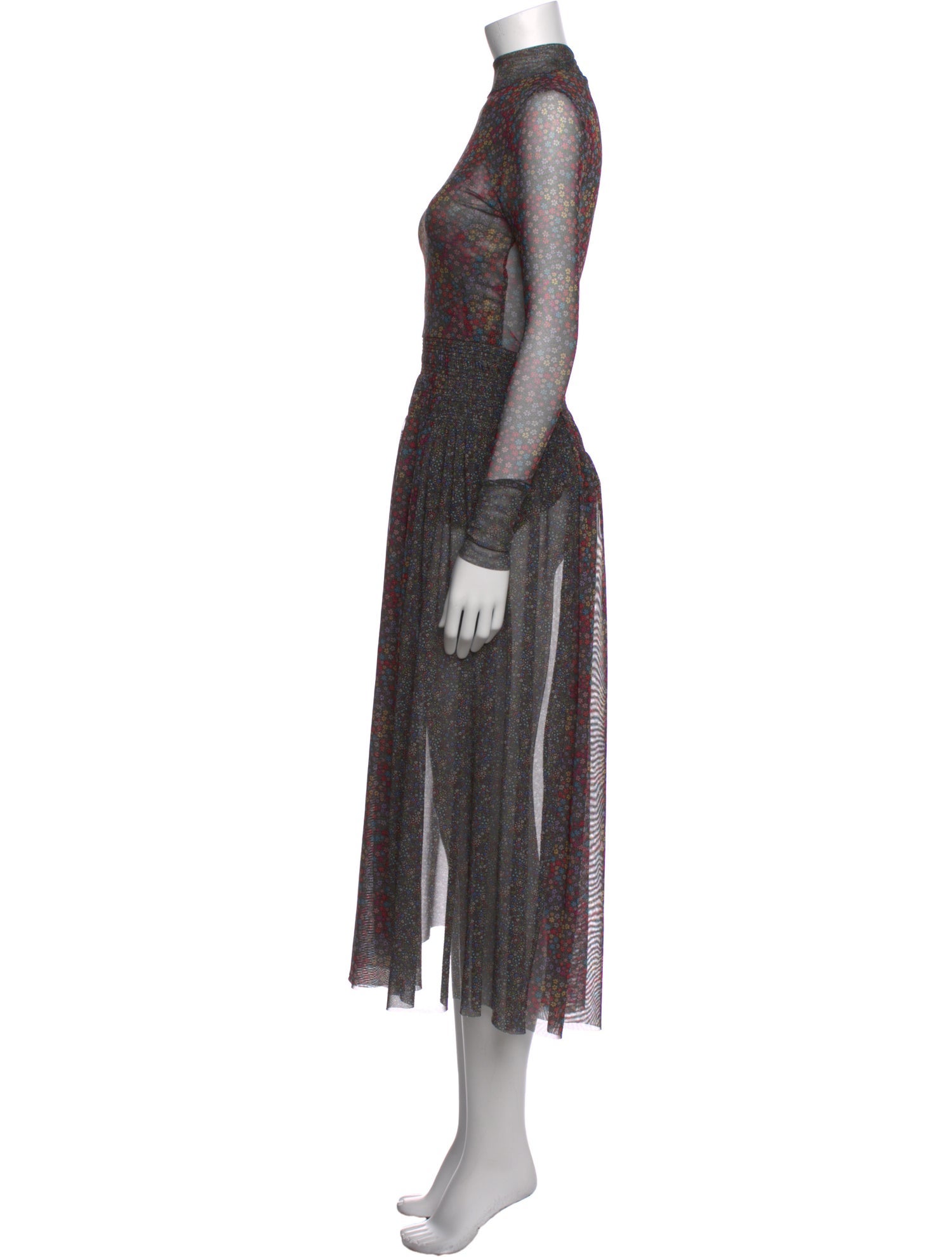 Ted Baker Floral Print Long Dress