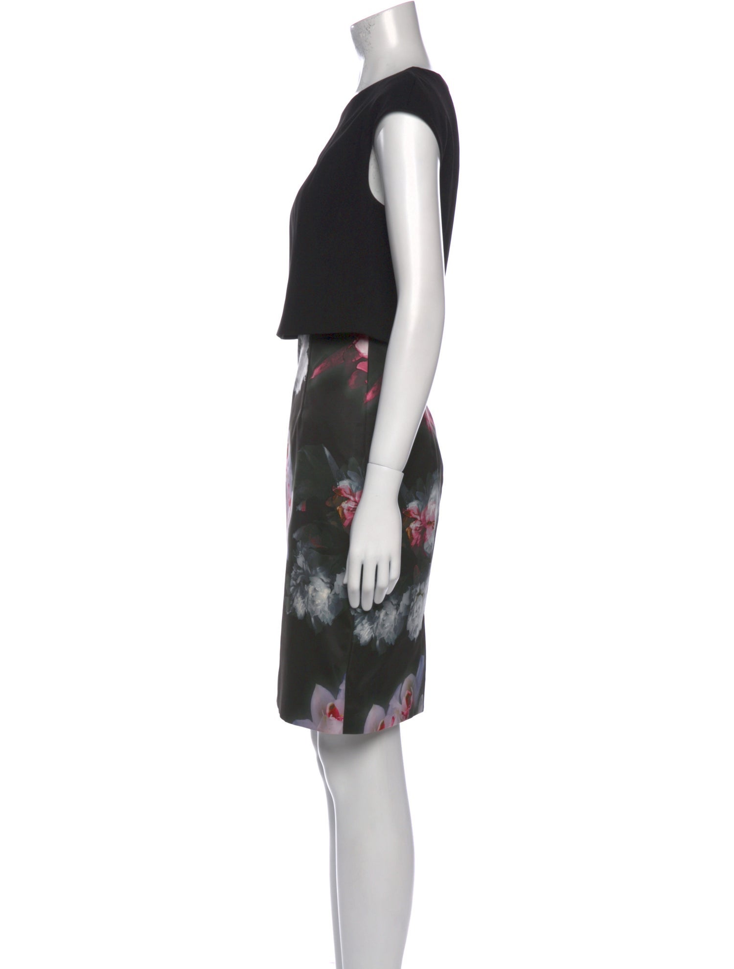 Ted Baker Floral Print Knee-Length Dress