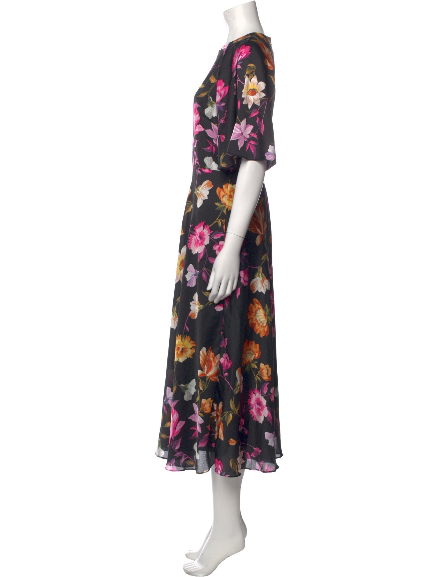 Ted Baker Floral Print Long Dress