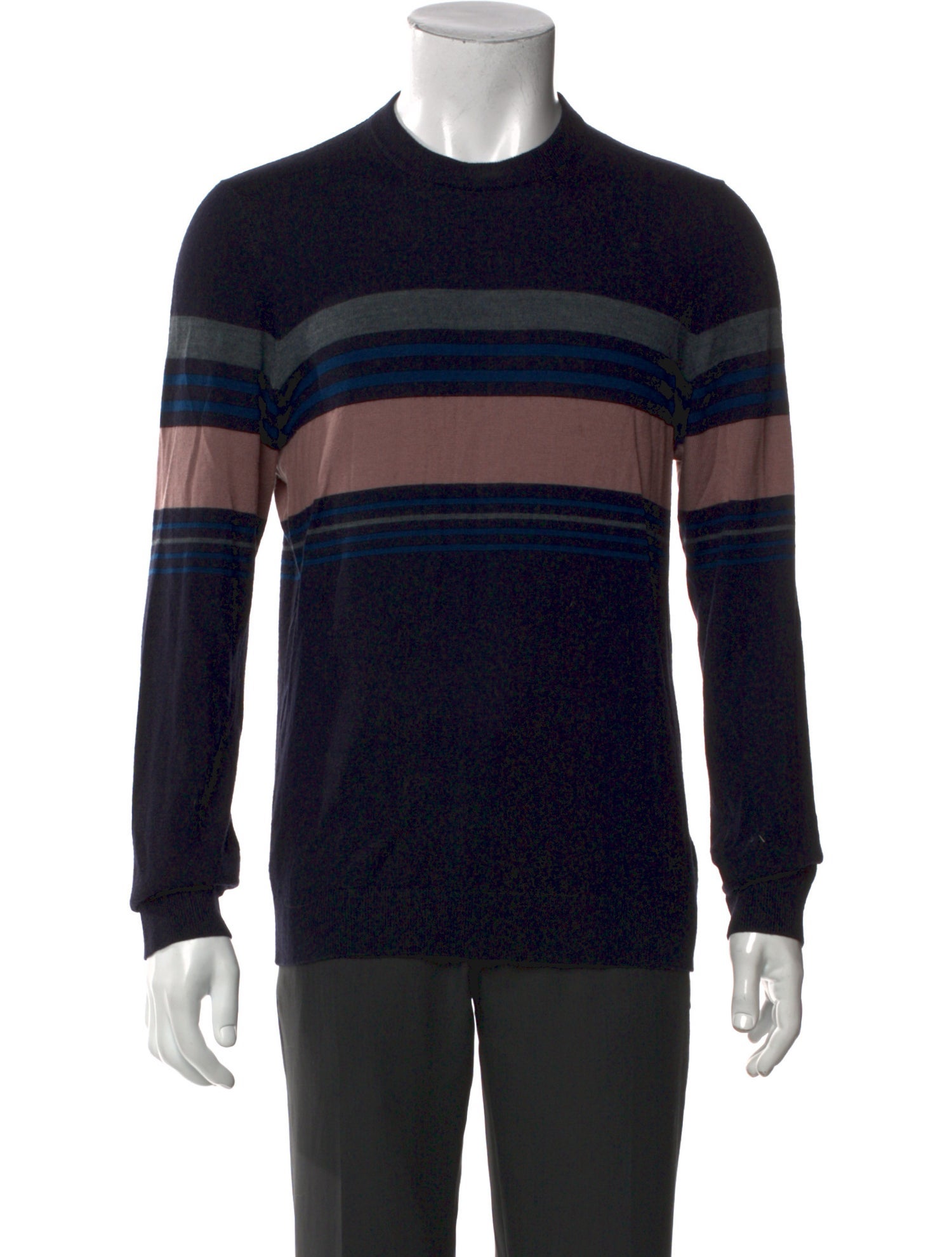 Ted Baker Wool Colorblock Pattern Pullover