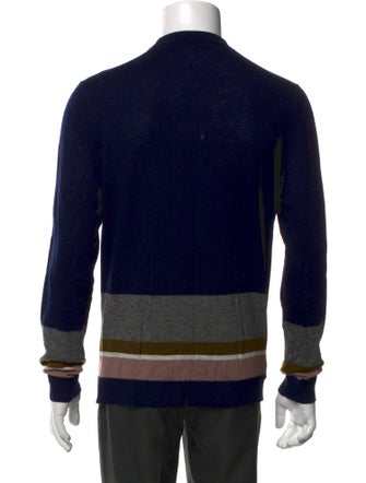 Ted Baker Colorblock Pattern Crew Neck Pullover