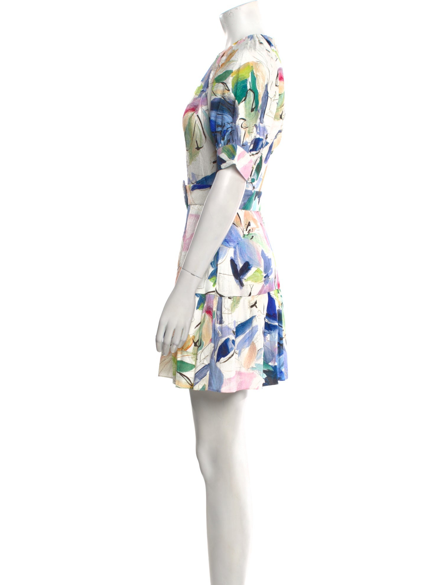 Ted Baker Floral Print Mini Dress