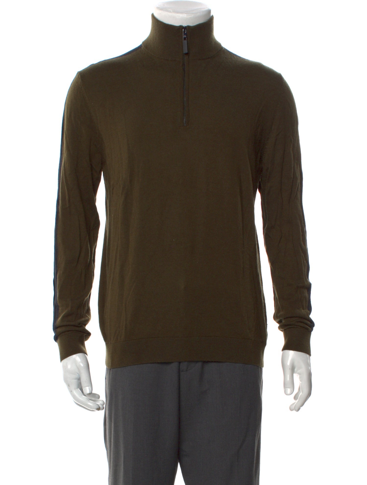 Ted Baker Mock Neck Long Sleeve Polo Sweater