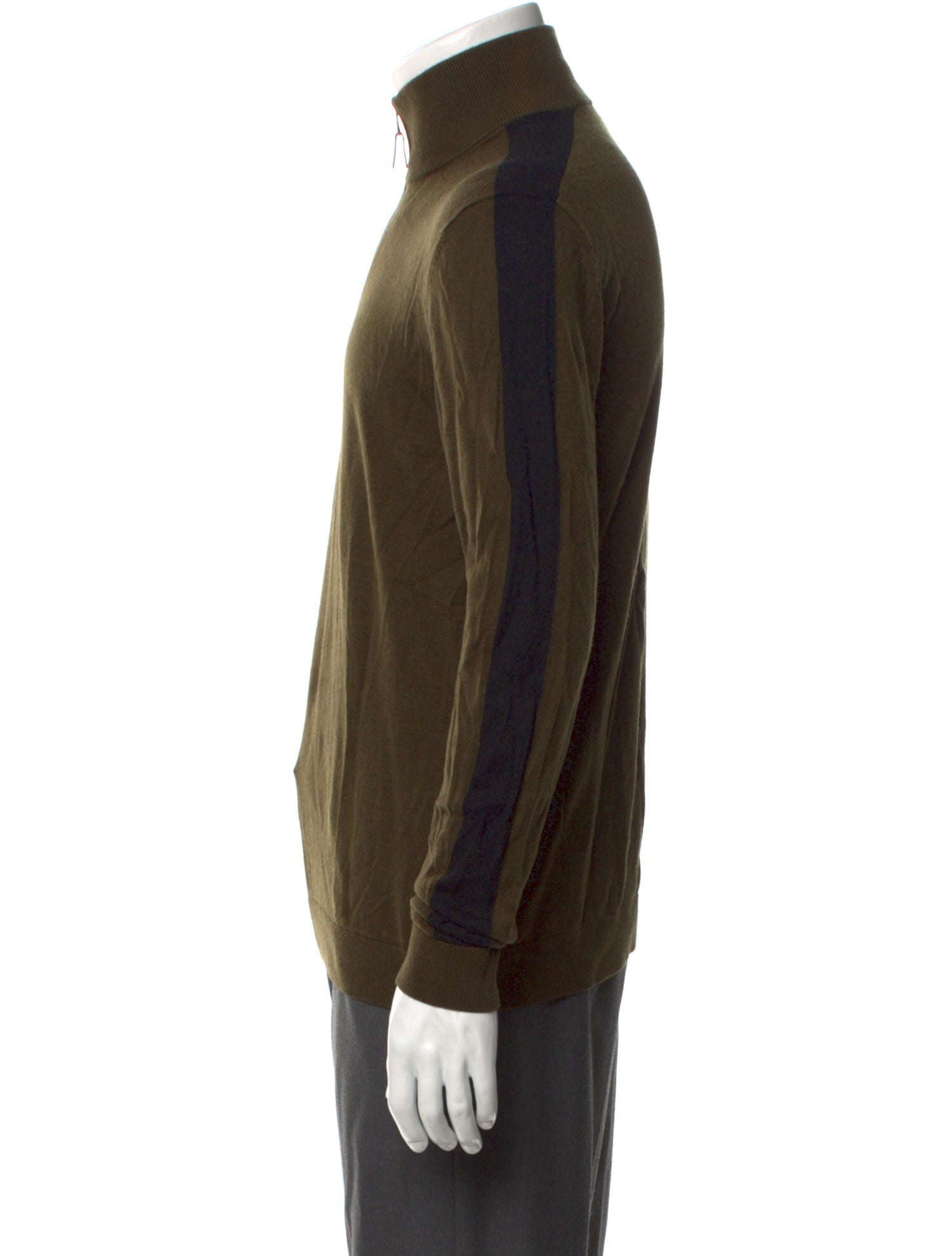 Ted Baker Mock Neck Long Sleeve Polo Sweater