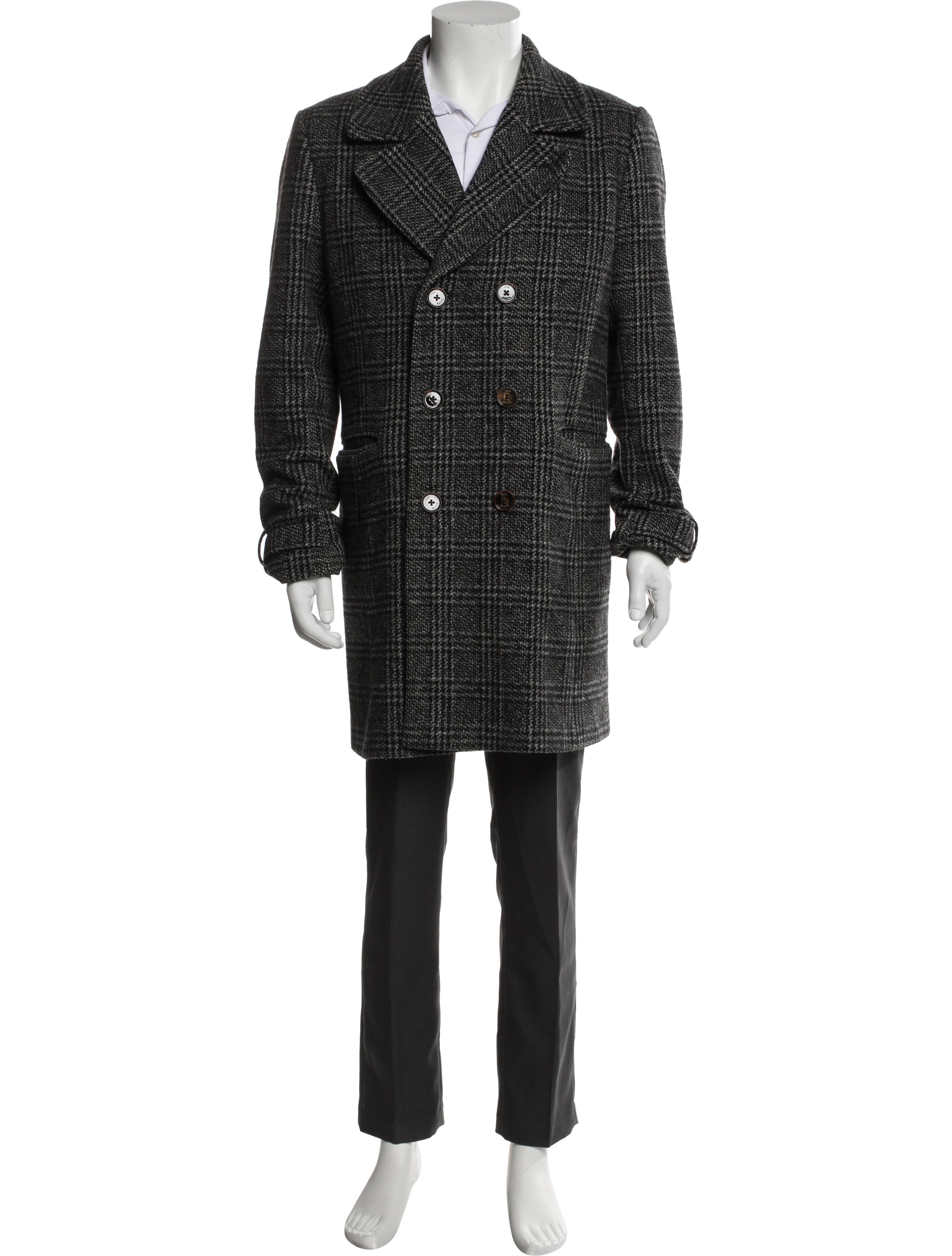 Ted Baker Houndstooth Print Overcoat