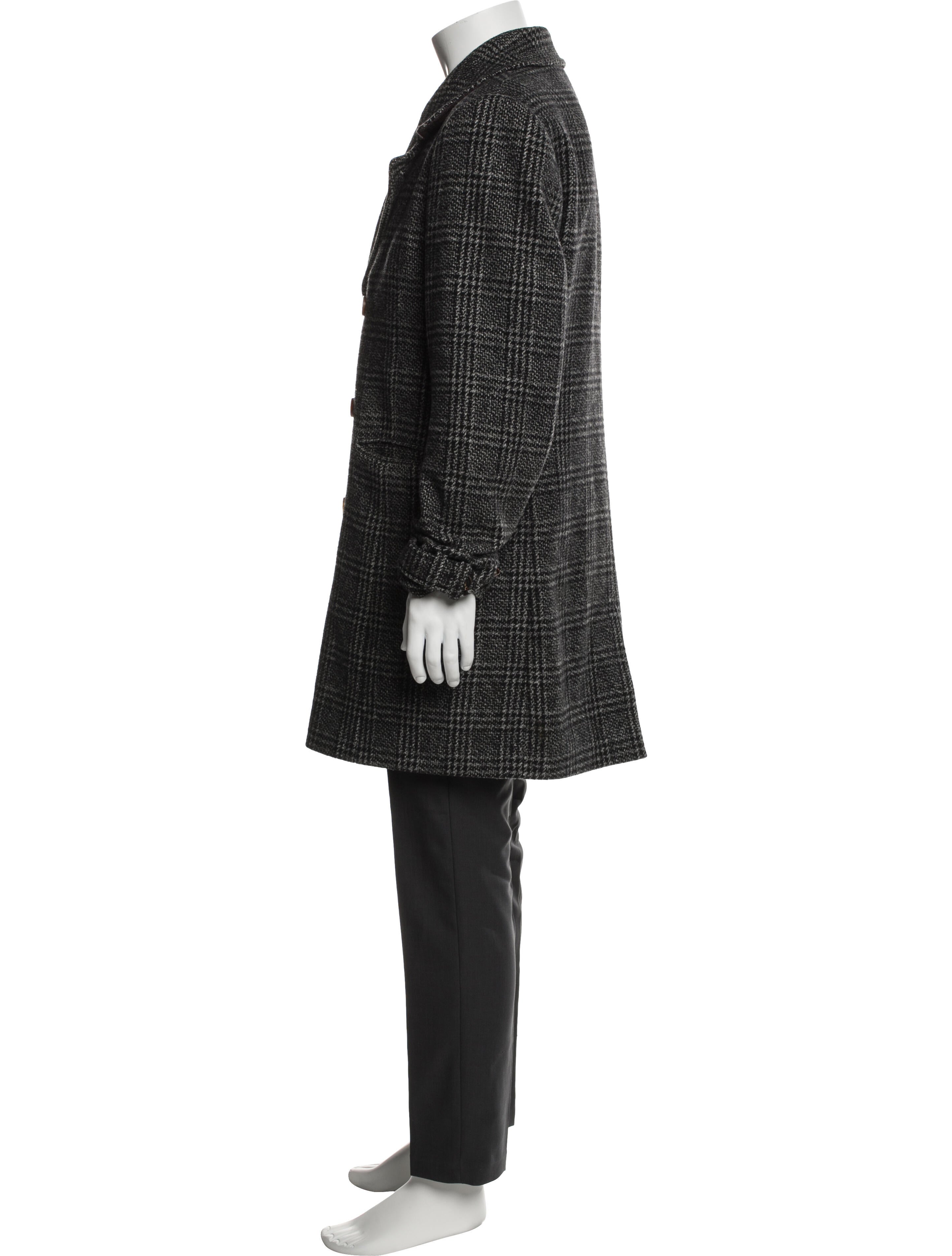 Ted Baker Houndstooth Print Overcoat