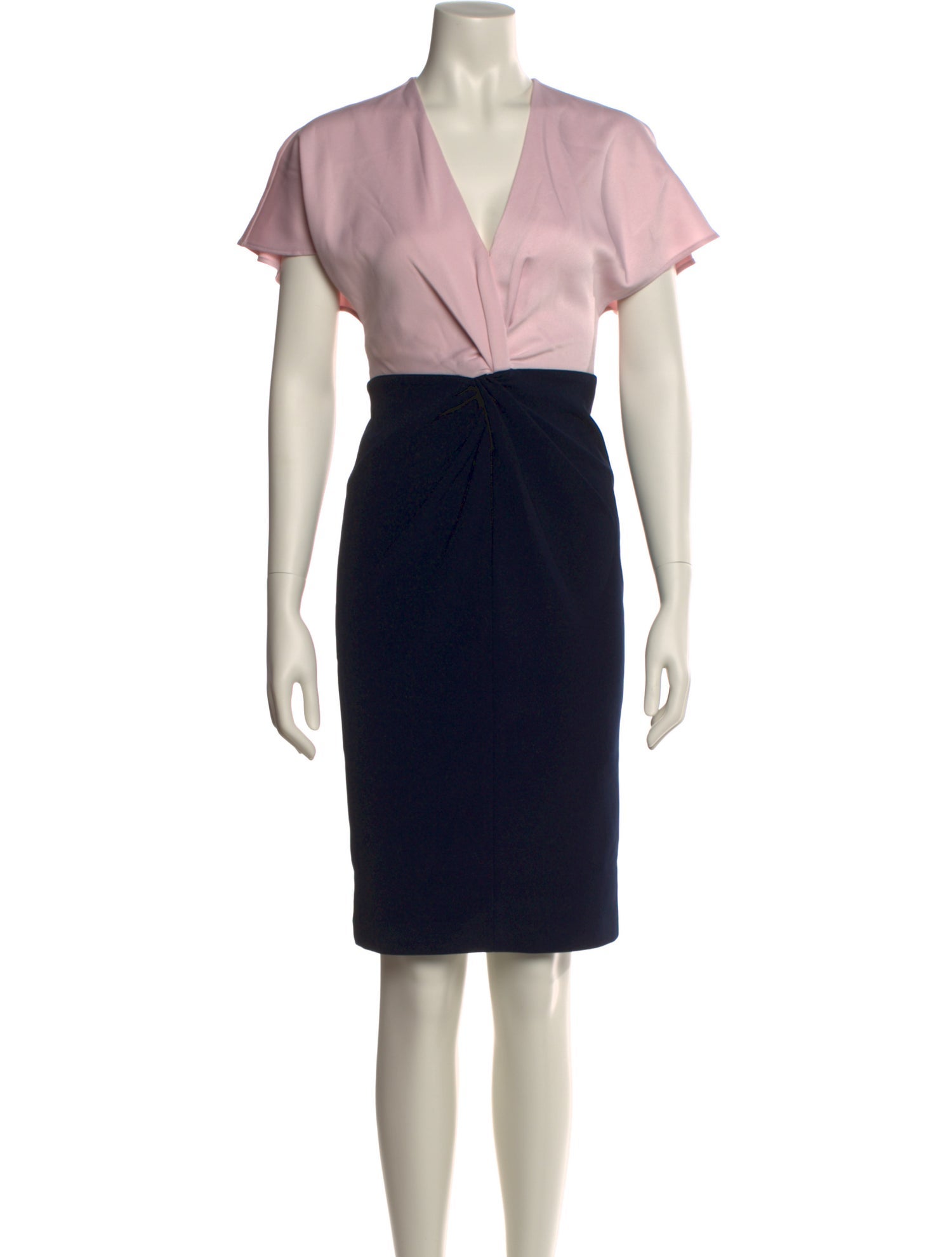 Ted Baker V-Neck Knee-Length Dress w/ Tags