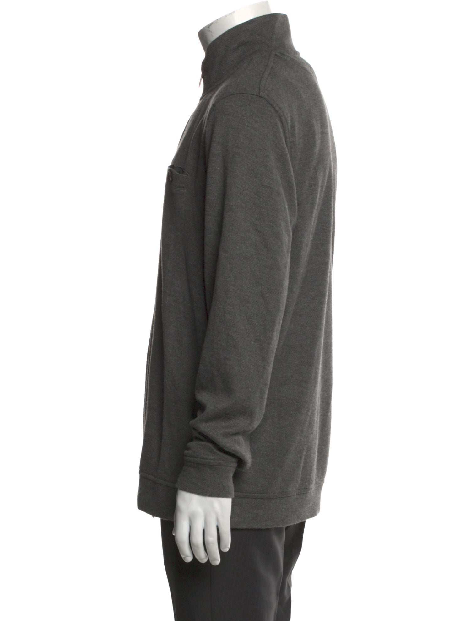 Ted Baker Mock Neck Long Sleeve Polo Sweater