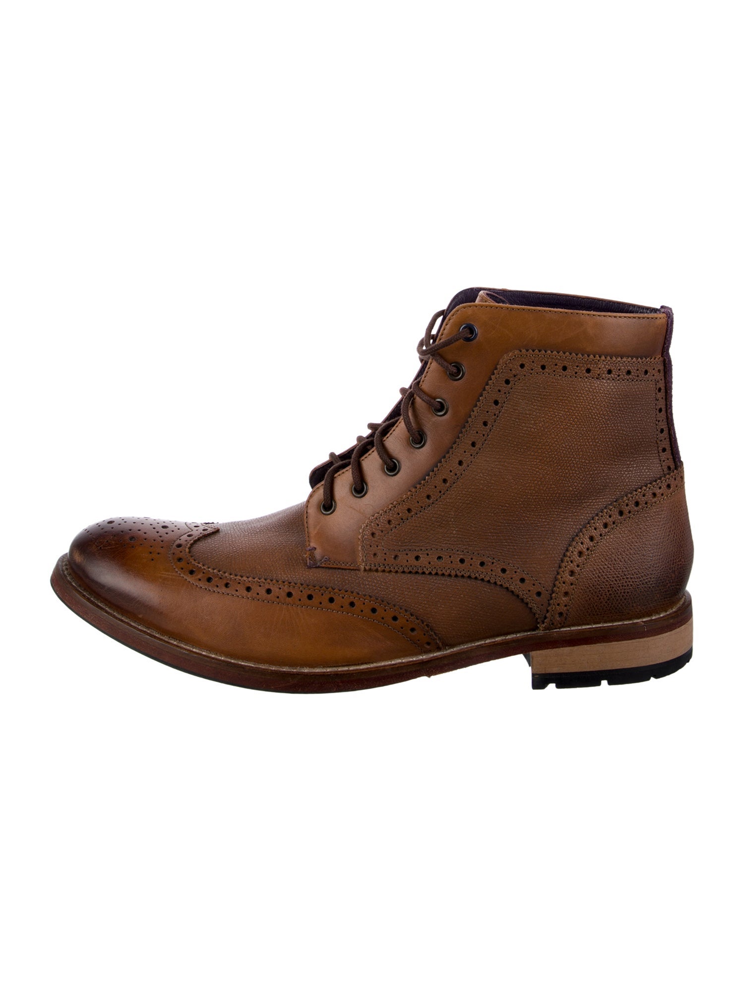 Ted Baker Leather Lace-Up Boots