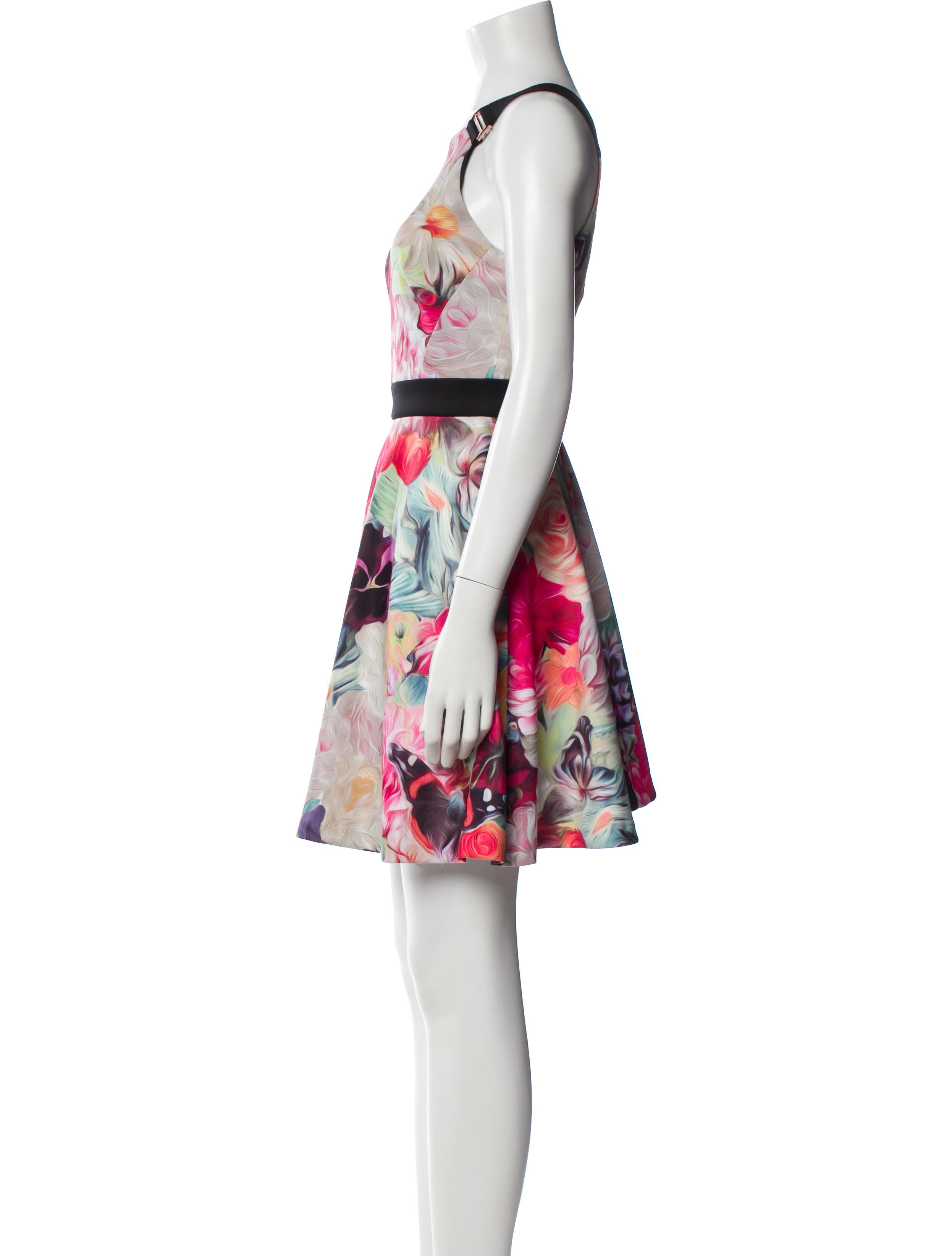 Ted Baker Floral Print Mini Dress