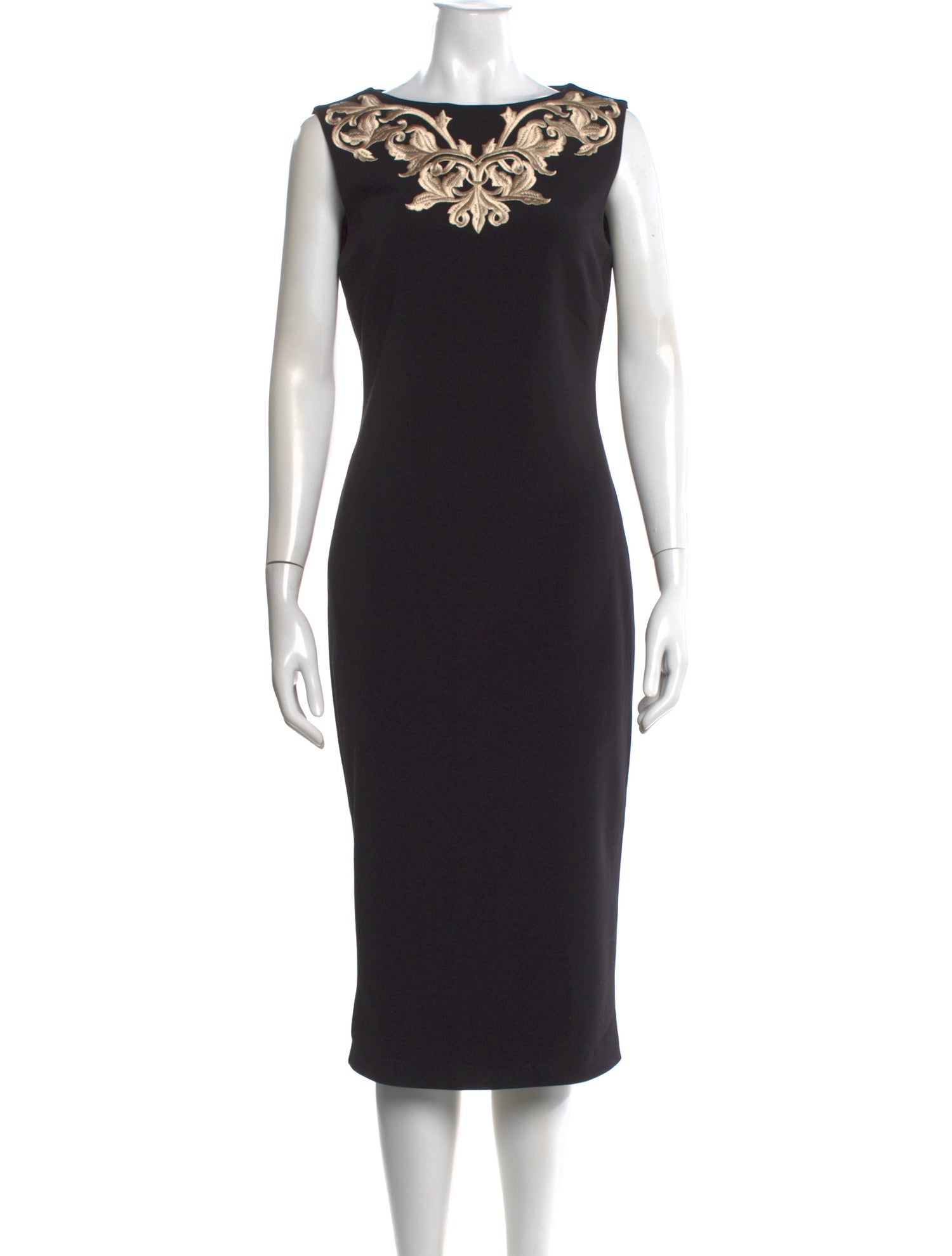 Ted Baker Bateau Neckline Midi Length Dress