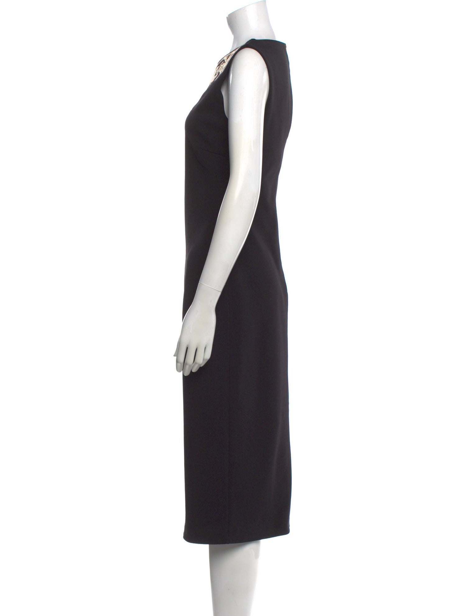 Ted Baker Bateau Neckline Midi Length Dress