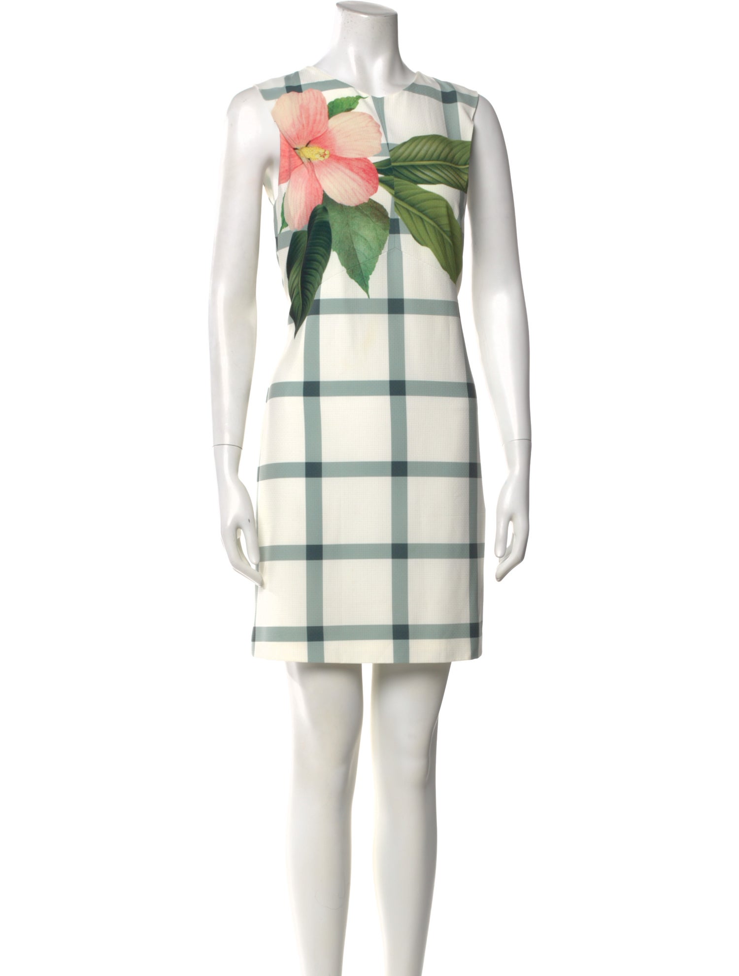 Ted Baker Plaid Print Mini Dress