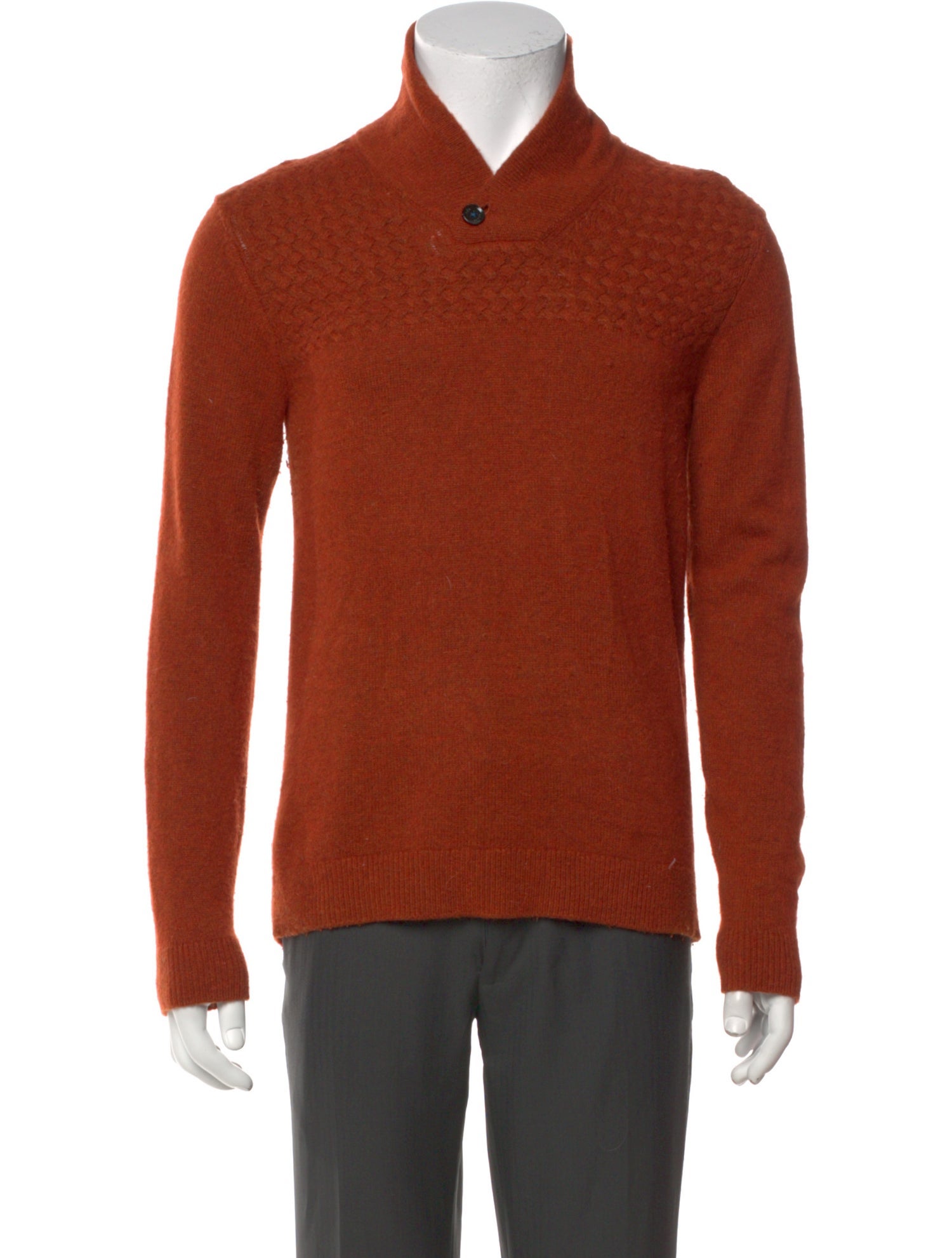 Ted Baker Mock Neck Long Sleeve Polo Sweater