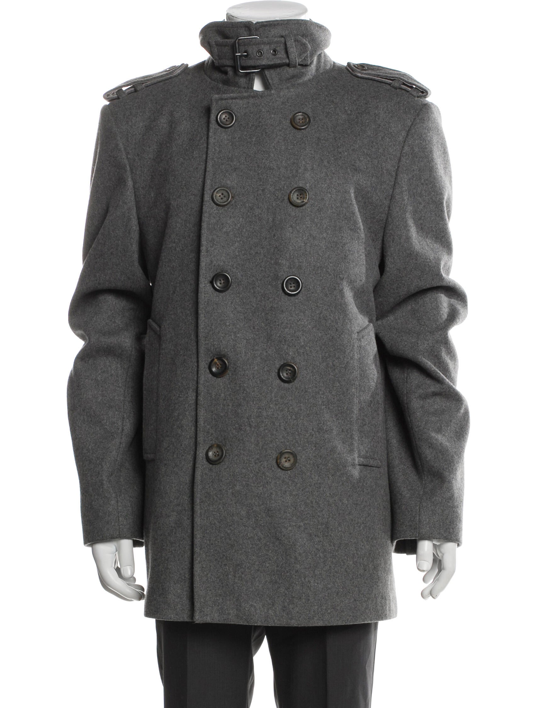 Ted Baker Virgin Wool Peacoat