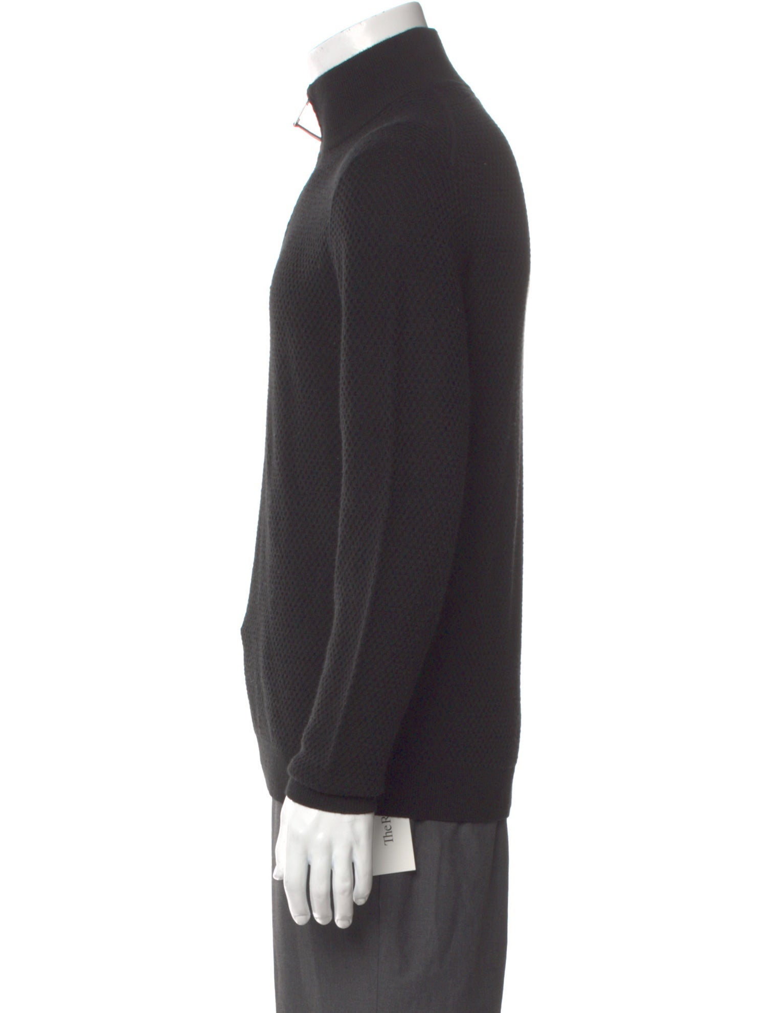 Ted Baker Mock Neck Long Sleeve Polo Sweater
