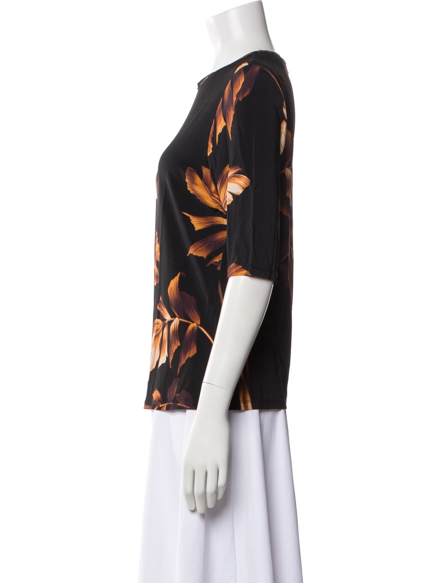 Ted Baker Floral Print Crew Neck T-Shirt