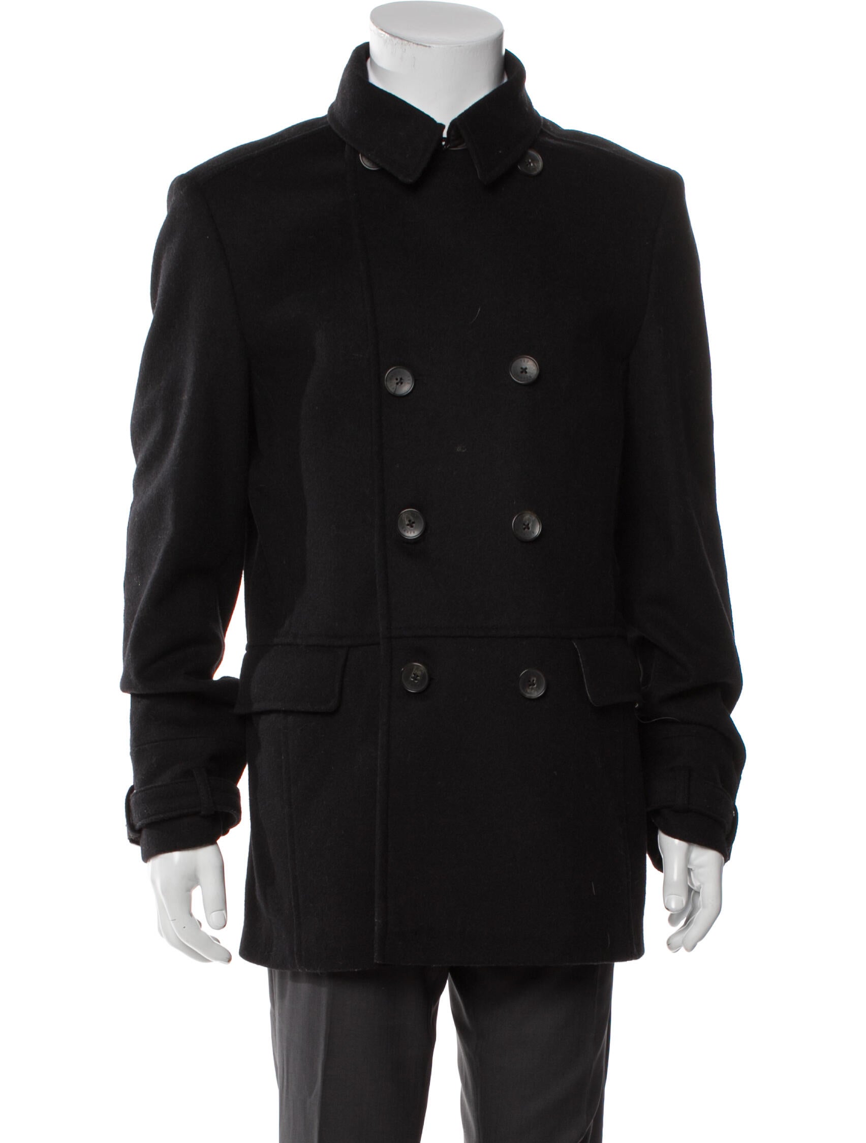Ted Baker Virgin Wool Peacoat