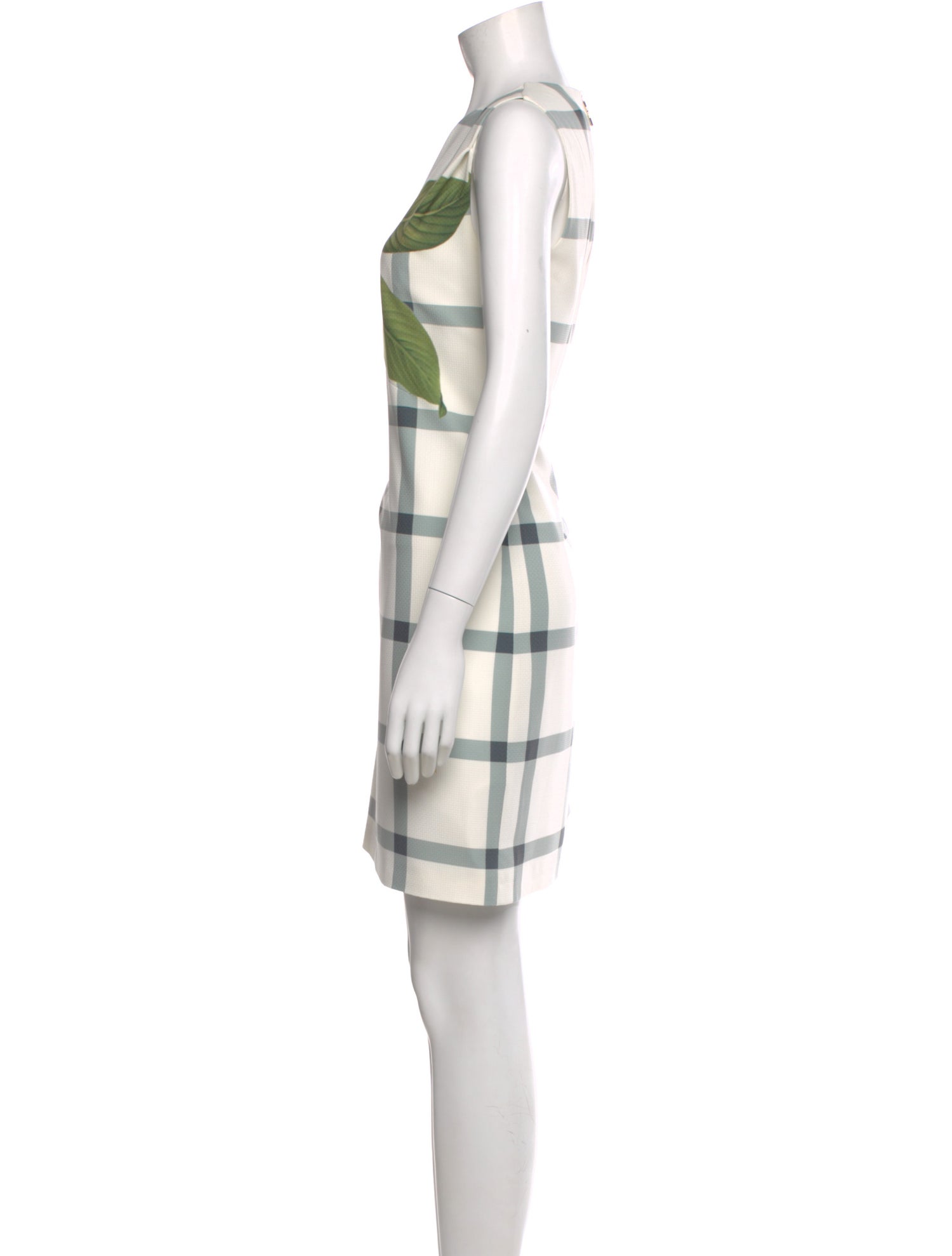 Ted Baker Plaid Print Mini Dress