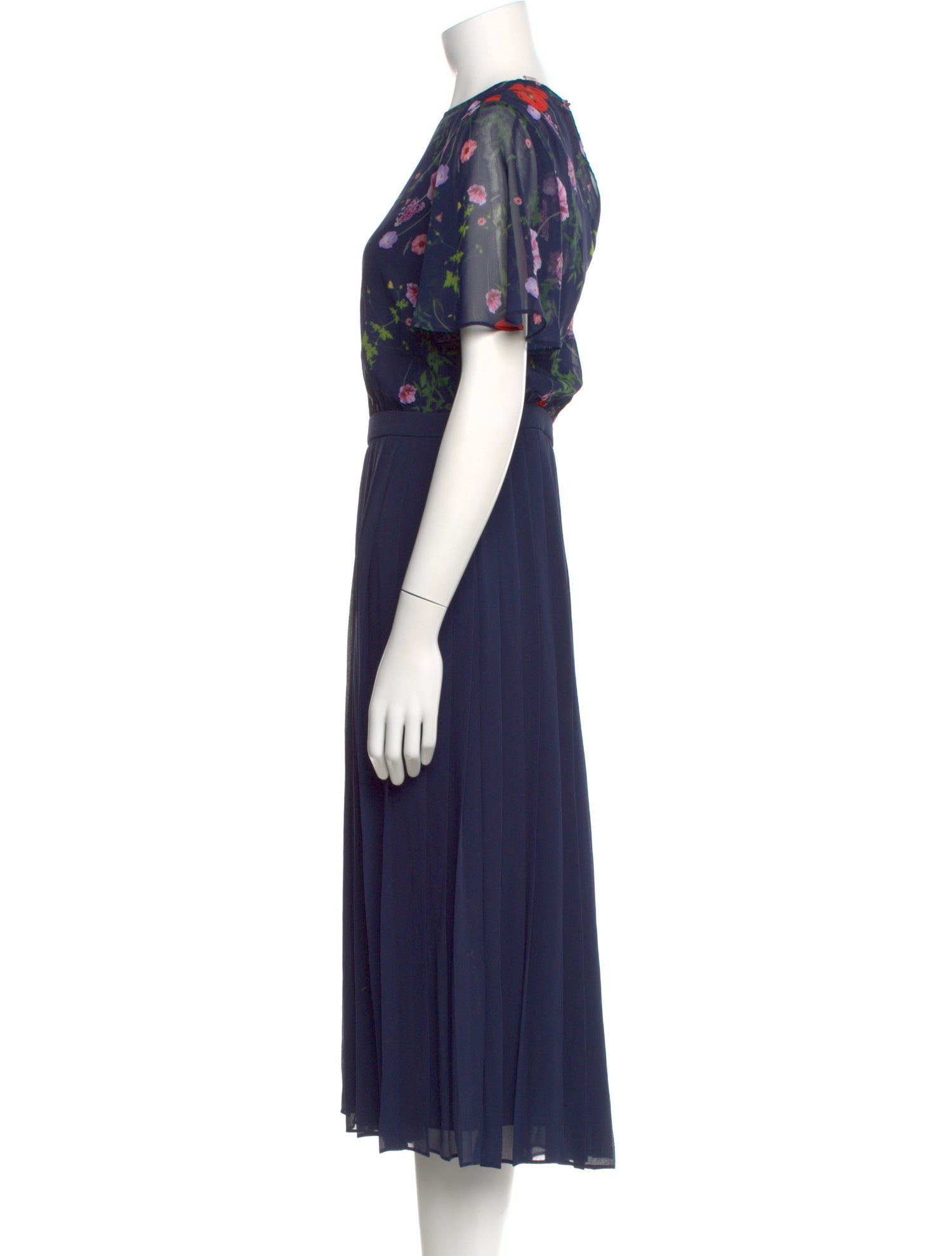 Ted Baker Printed Crew Neck Jumpsuit