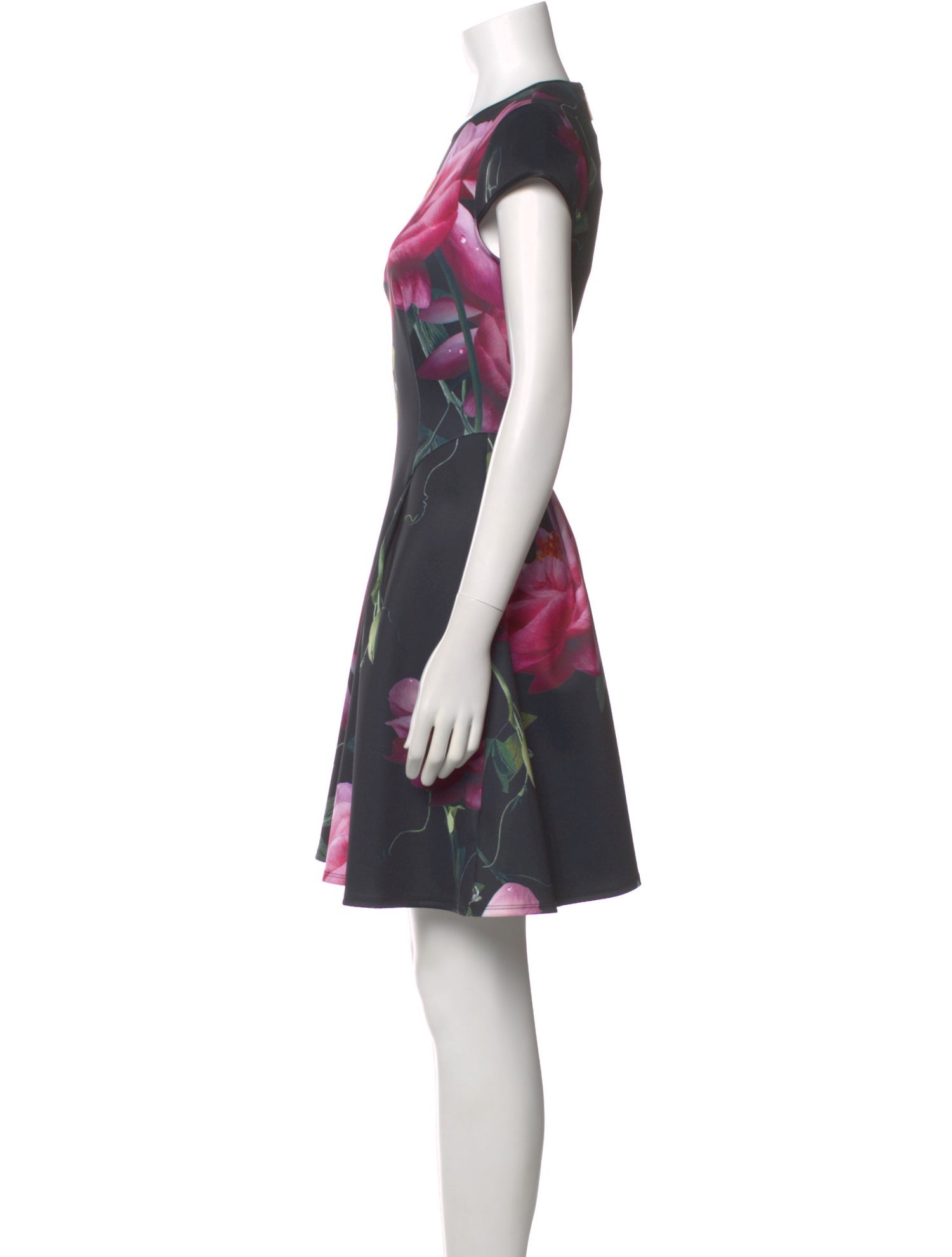 Ted Baker Floral Print Mini Dress w/ Tags