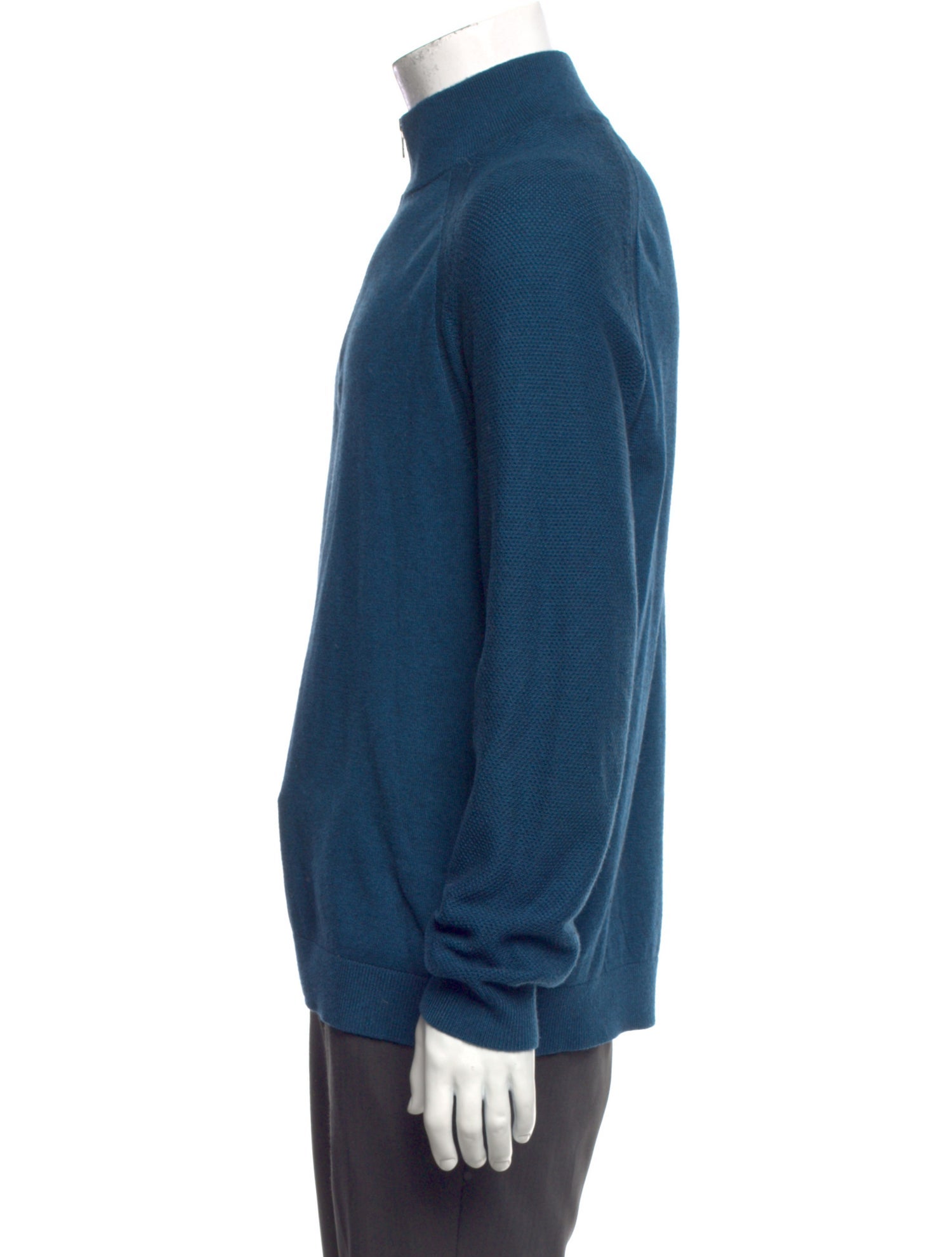 Ted Baker Mock Neck Long Sleeve Polo Sweater