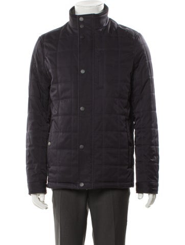 Pre-owned Ted Baker Puffer Coat In Gray