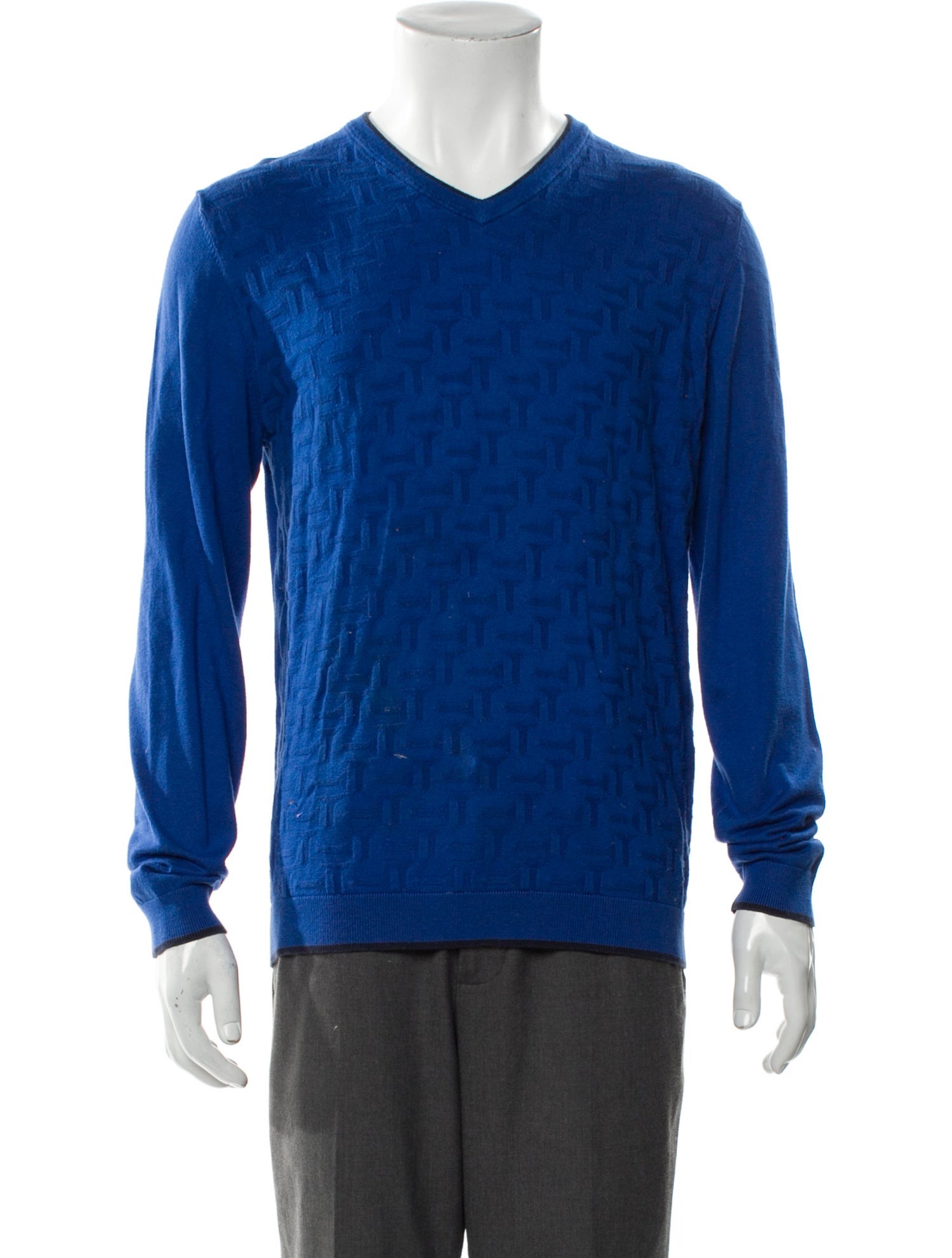 Ted Baker V-Neck Long Sleeve Pullover