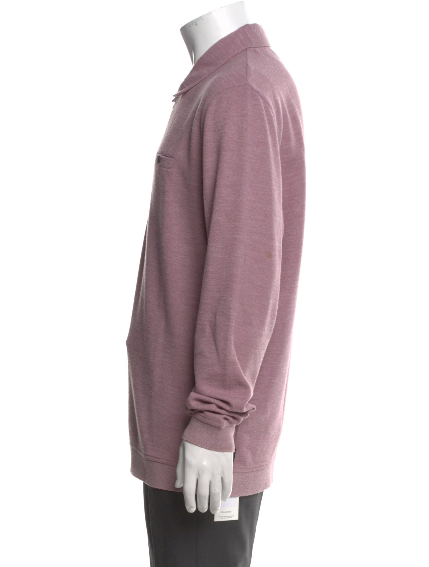 Ted Baker Mock Neck Long Sleeve Polo Sweater