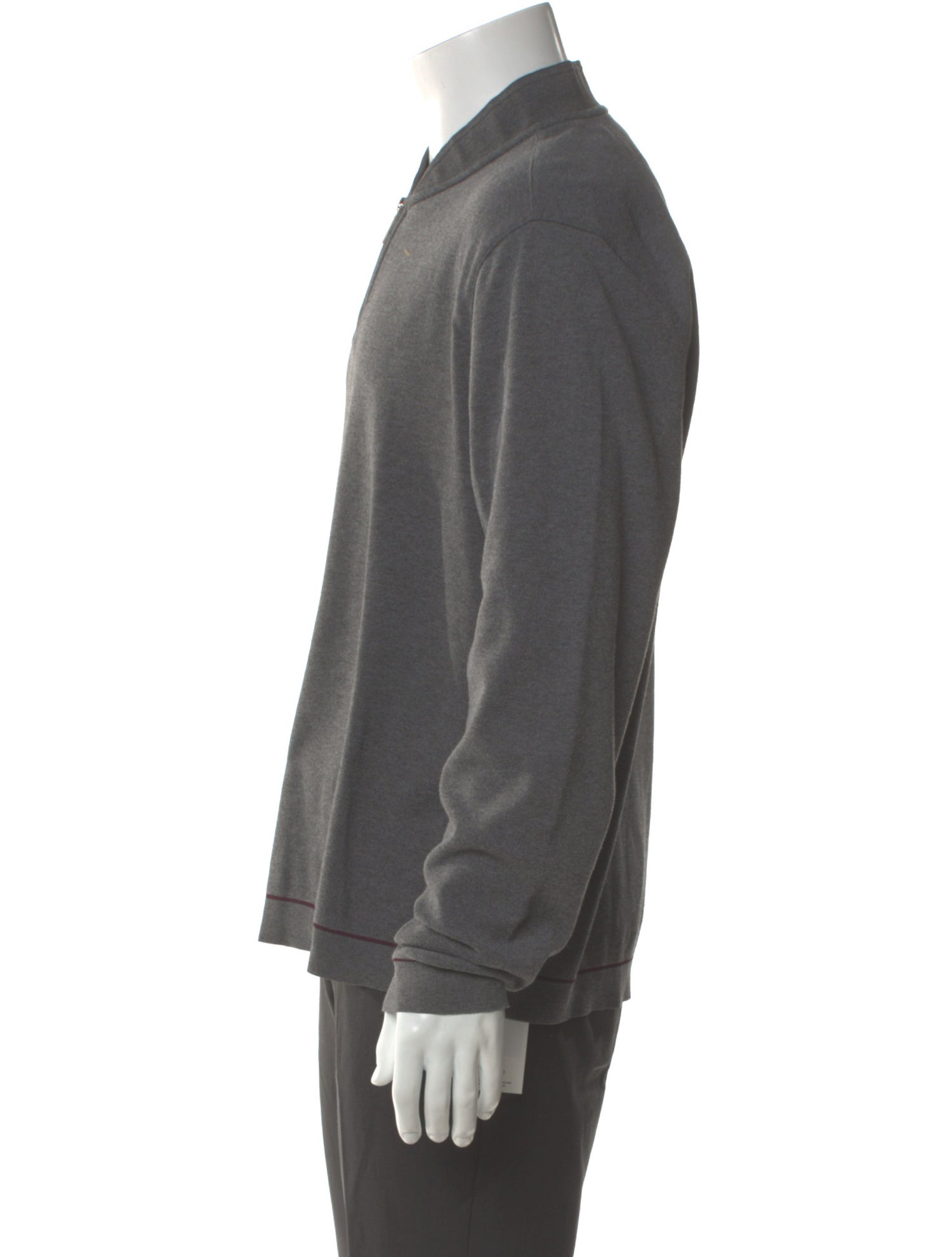 Ted Baker Mock Neck Long Sleeve Polo Sweater