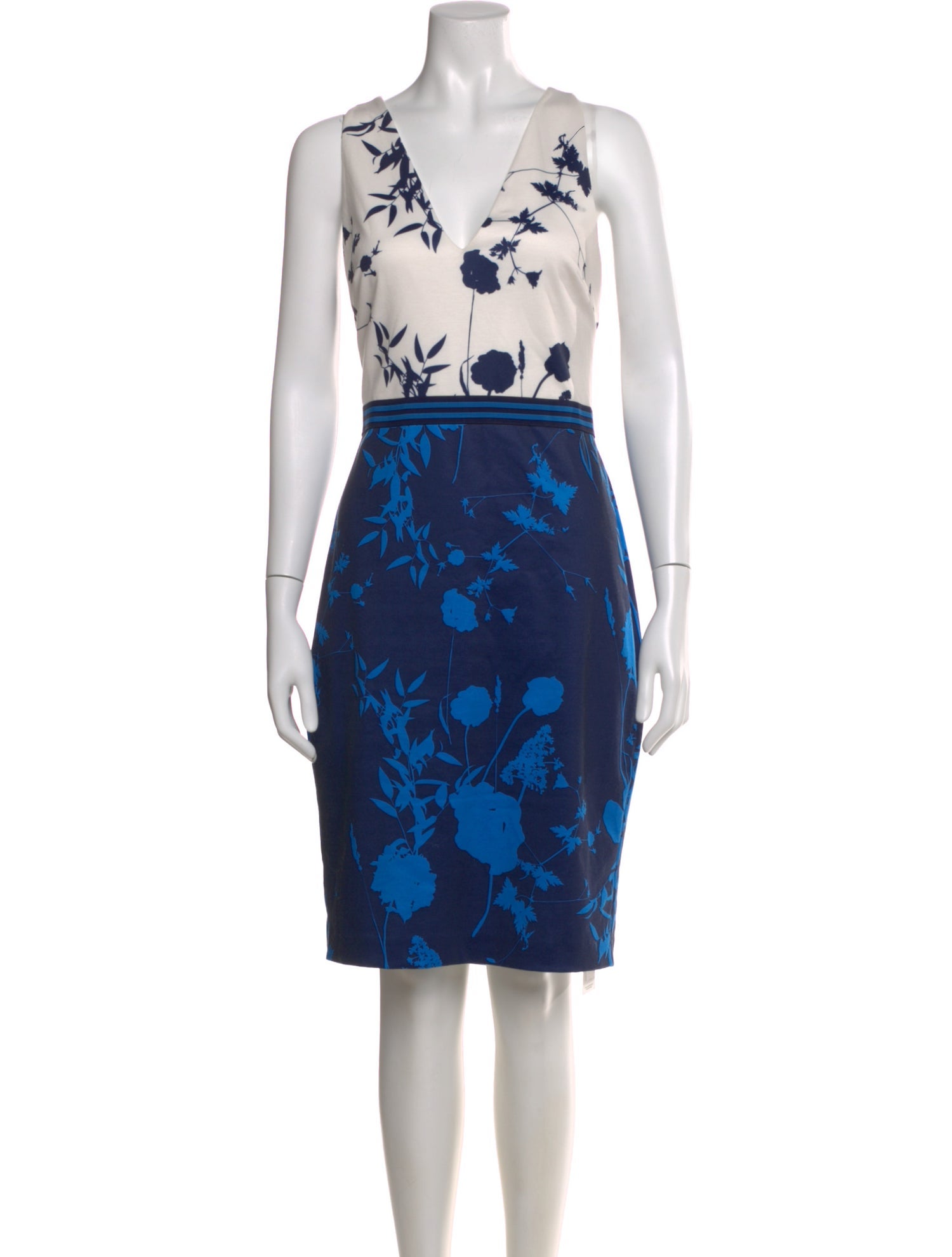 Ted Baker Floral Print Knee-Length Dress