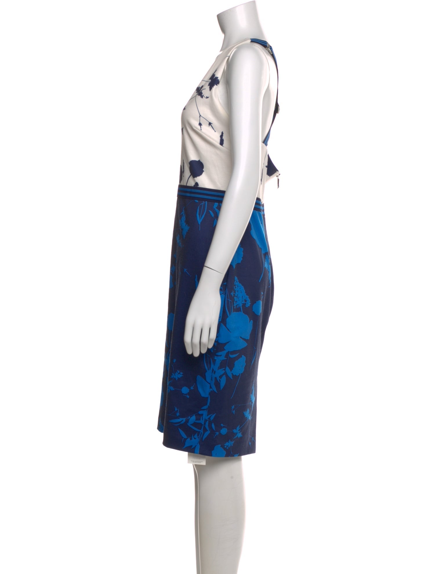 Ted Baker Floral Print Knee-Length Dress