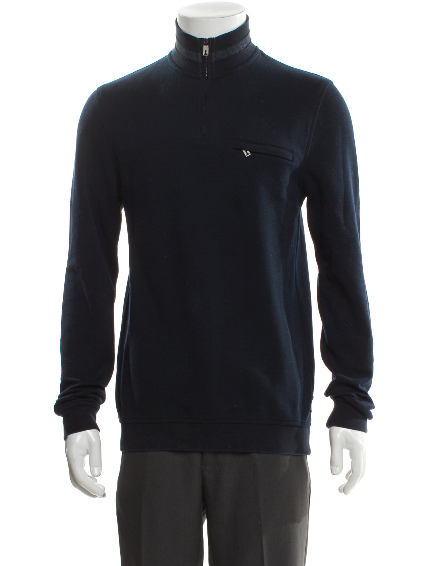 Ted Baker Turtleneck Long Sleeve Polo Sweater