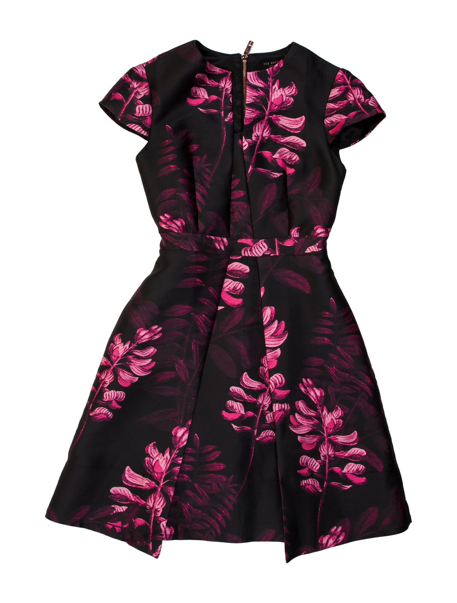 Ted Baker Floral Print Knee-Length Dress